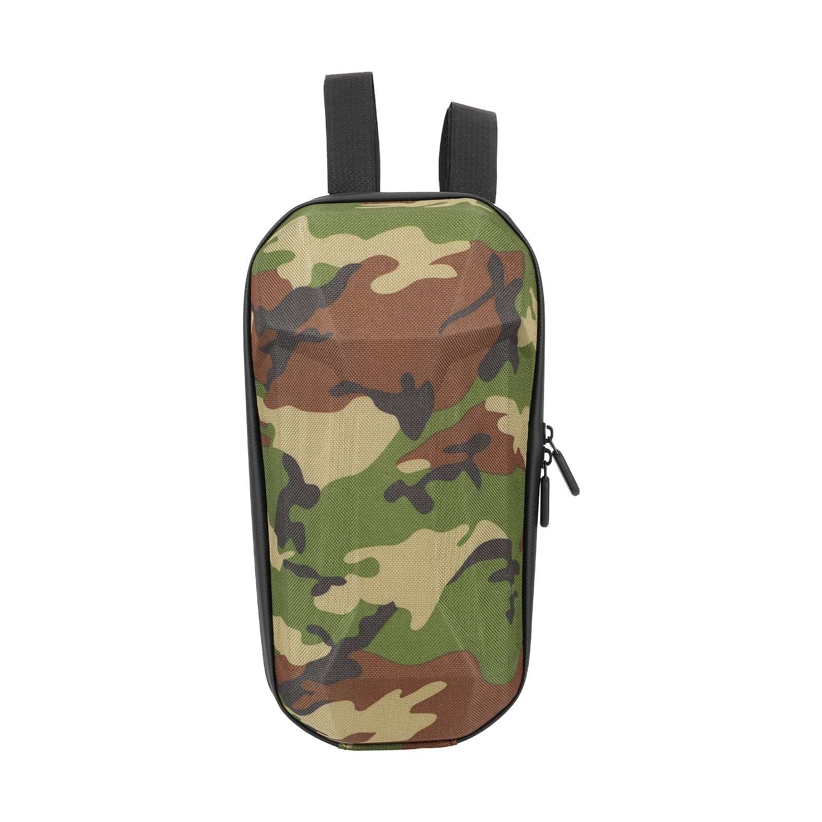 Geantă frontală 3L verde militar din PU+EVA, pentru Xiaomi Mijia M365, Ninebot ES2 și ES1