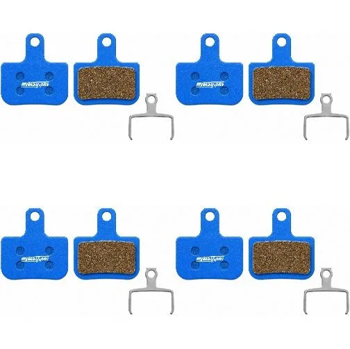 Plăcuțe de frână semimetalice rotunde, albastre, set de 4 perechi, myBESTbike