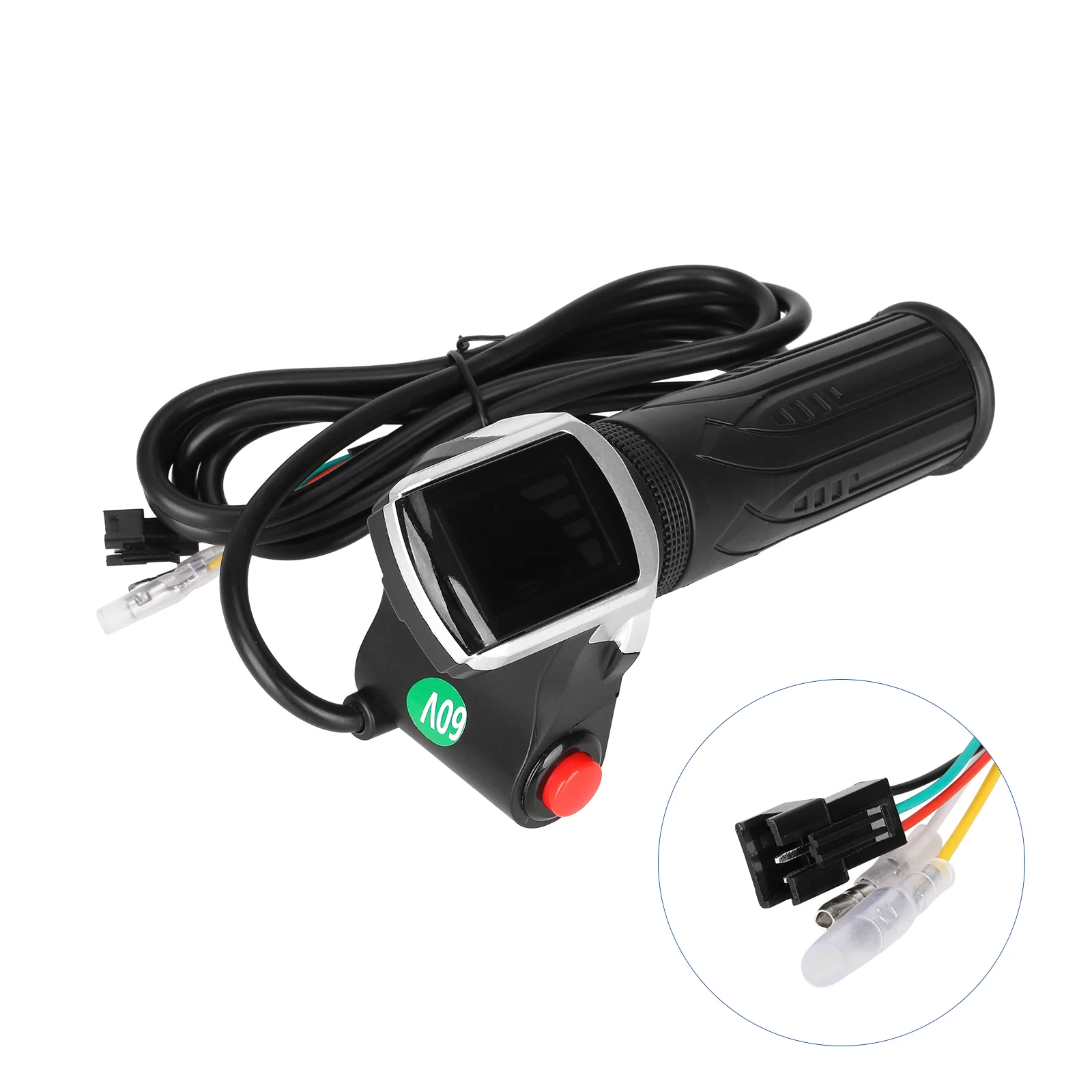 Ghidon cu afișaj electric 60V, cu buton și lacăt