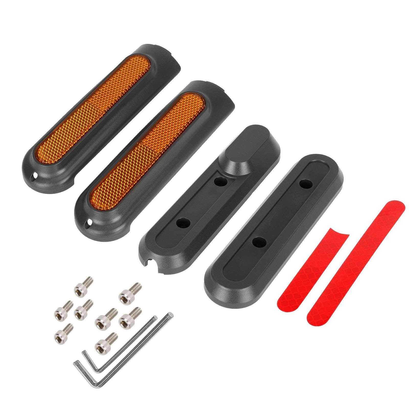 Carcase decorative față și spate gri pentru trotinete Xiaomi 4 Pro, cu piese