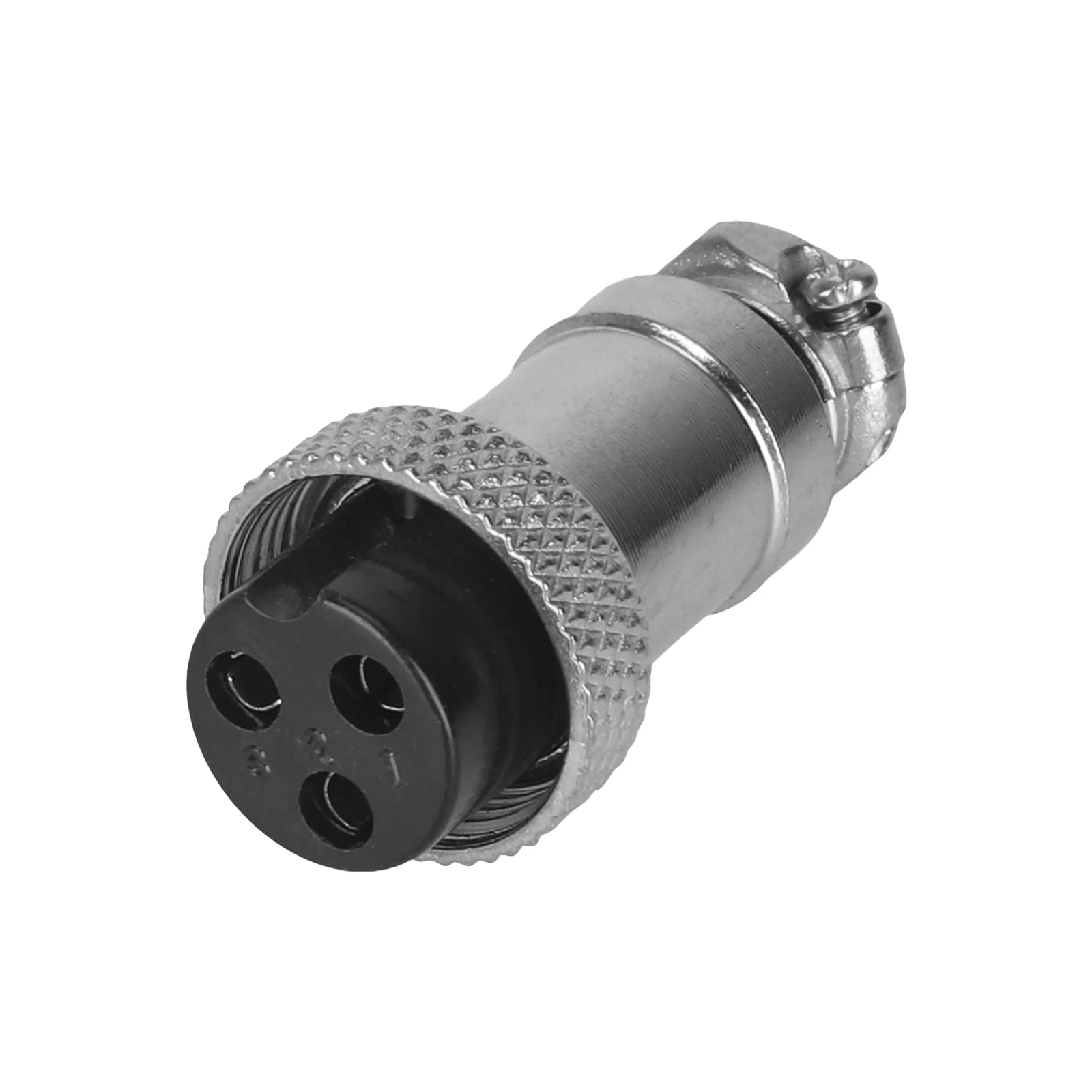 Ștecher de aviație GX16 cu 3 pini, mascul