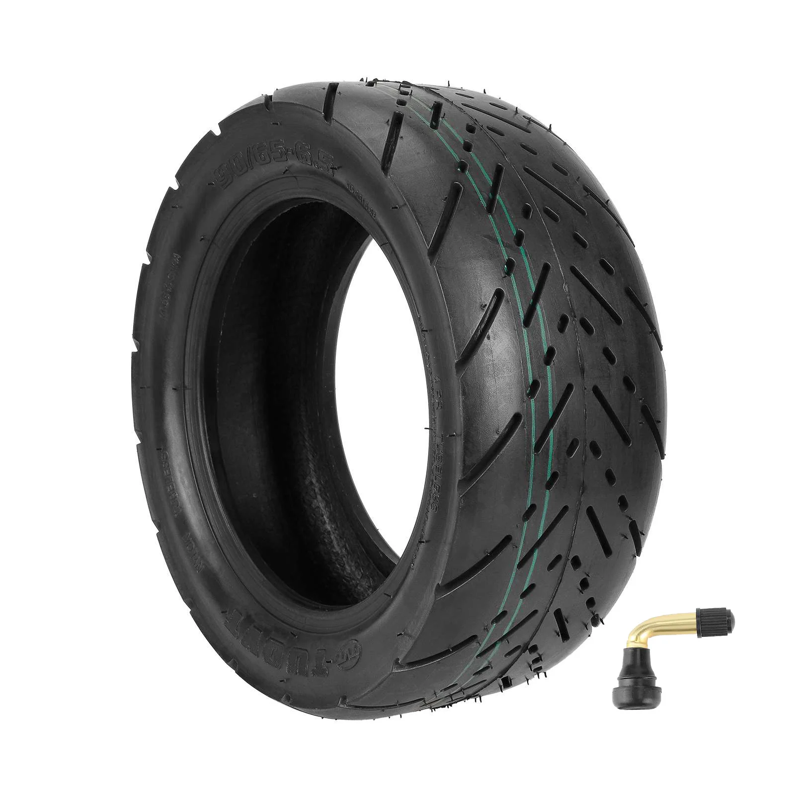 Anvelopă tubeless TD8016 90/65-6.5 cu valvă PVR50, pentru Dualtron Thunder, Tuovt
