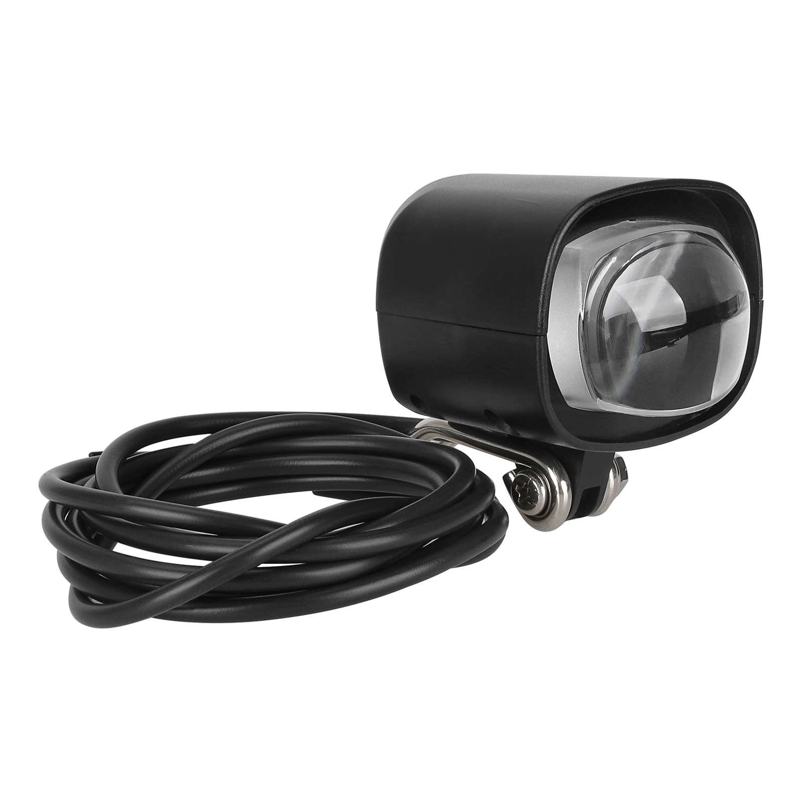 Far LED cu claxon integrat, 12V–60V, impermeabil, cablu 115cm