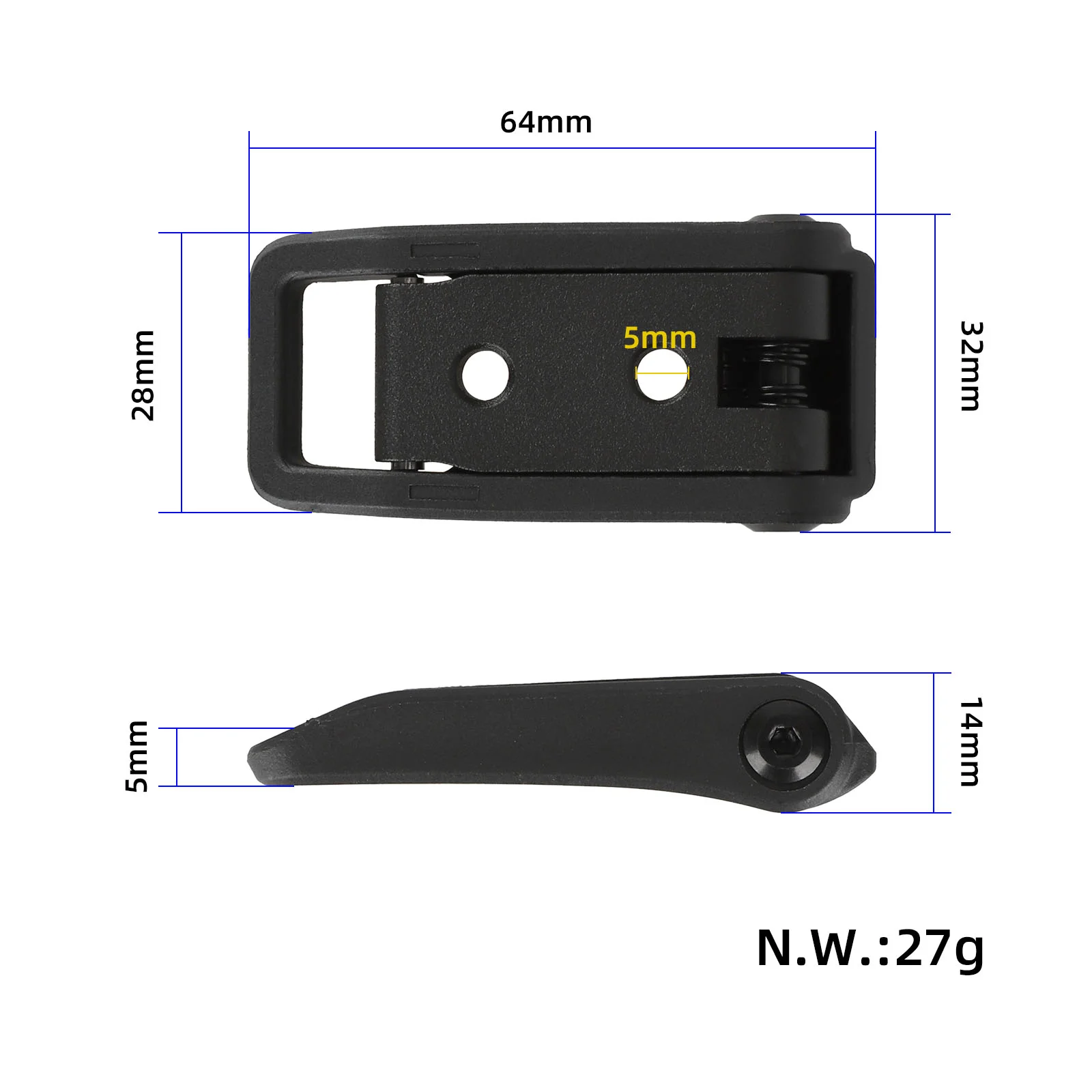 Cârlig de pliere pentru Segway Ninebot MAX G3, F3, Ninebot F3