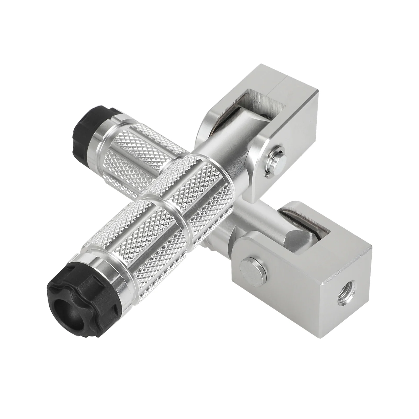 Suport pentru picior pliabil, argintiu, din aliaj de aluminiu, pentru Nine n70c, n80c