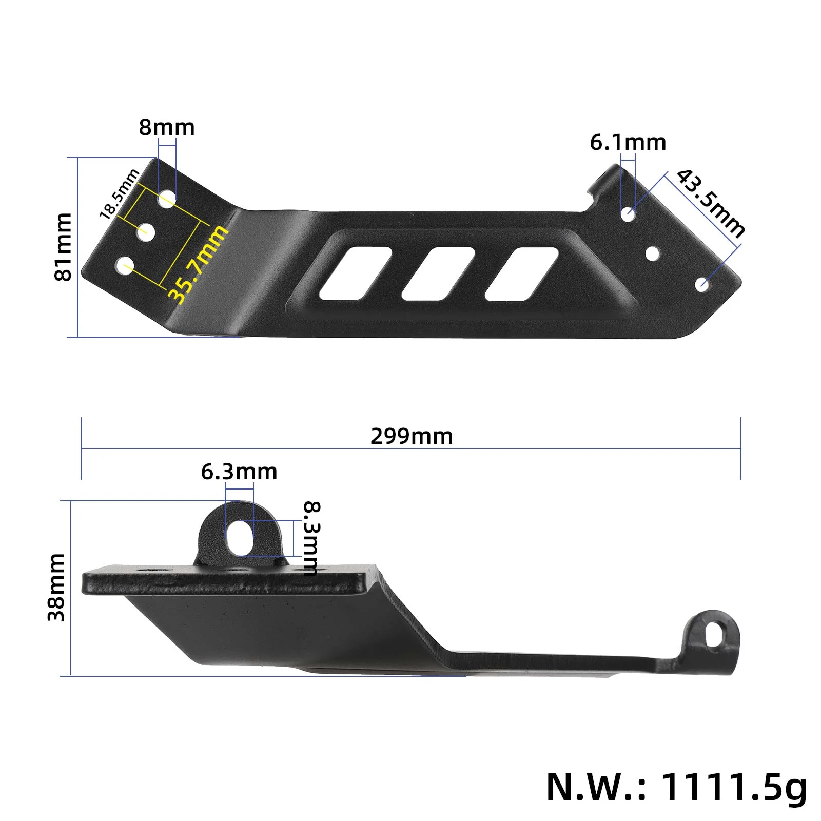 Set de suporturi de braț stânga și dreapta, pentru Kamikaze K1/K1 Plus