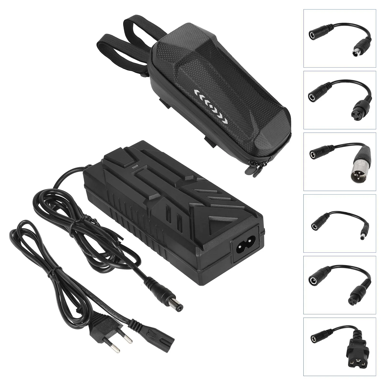 Geantă frontală 2L impermeabilă cu încărcător 18V~42V 1.7A și 6 adaptoare, Ulip