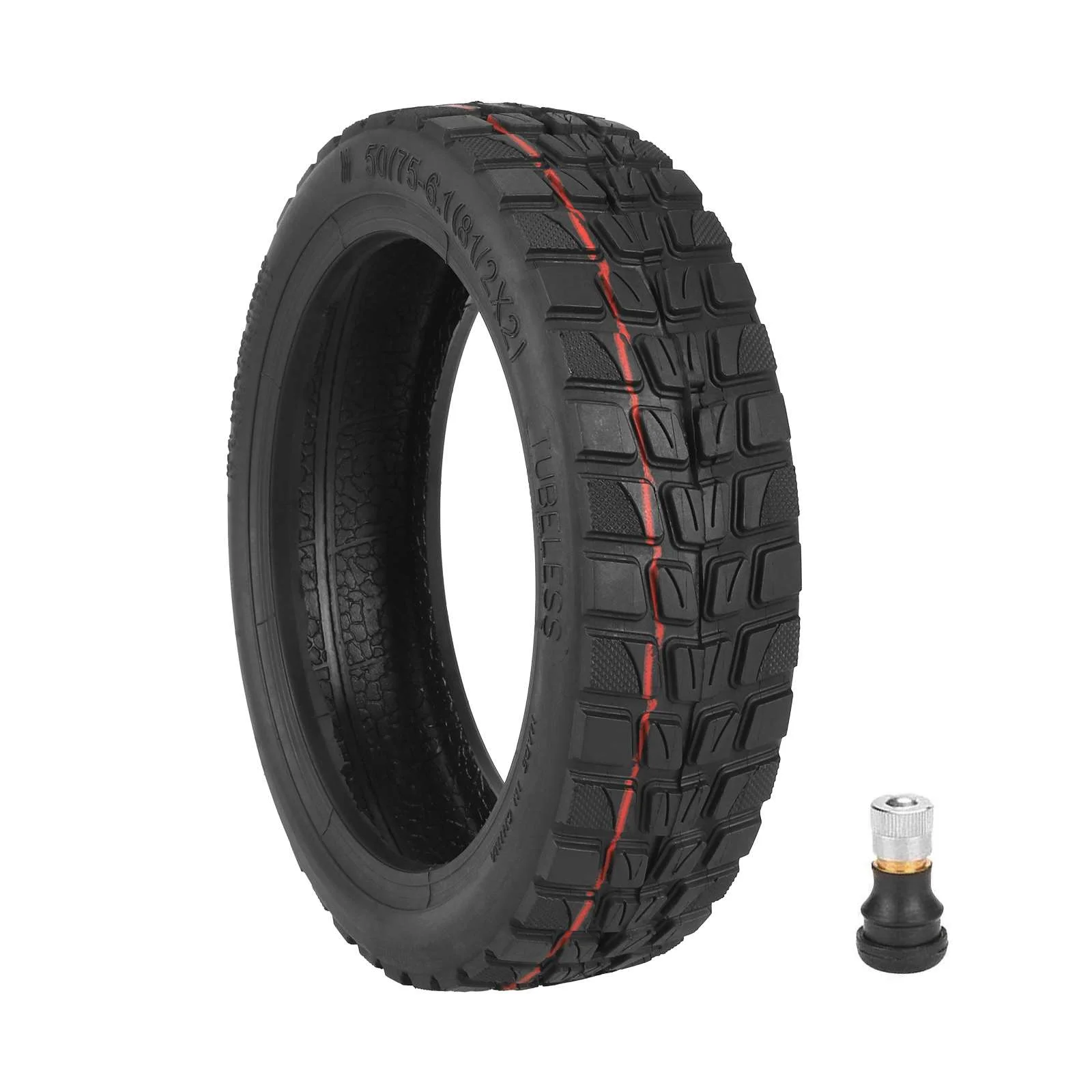 Anvelopă tubeless 50/75-6.1 (8 1/2*2) cu valve, pentru Xiaomi M365 Pro, Pro2, 1S