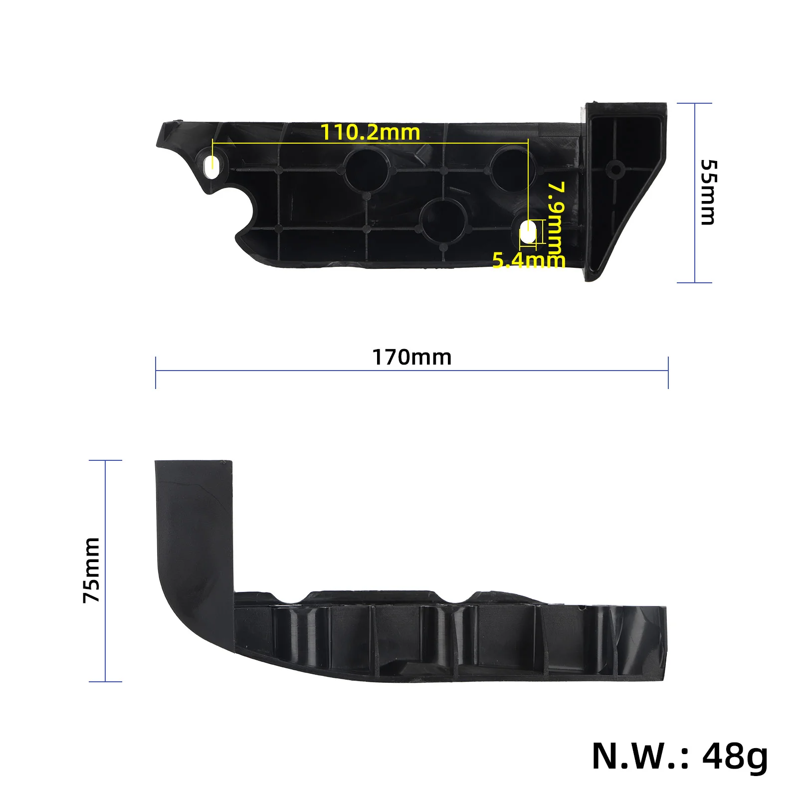 Protecție de colț față stânga, anti-zgârieturi, pentru KuKirin S1 Max