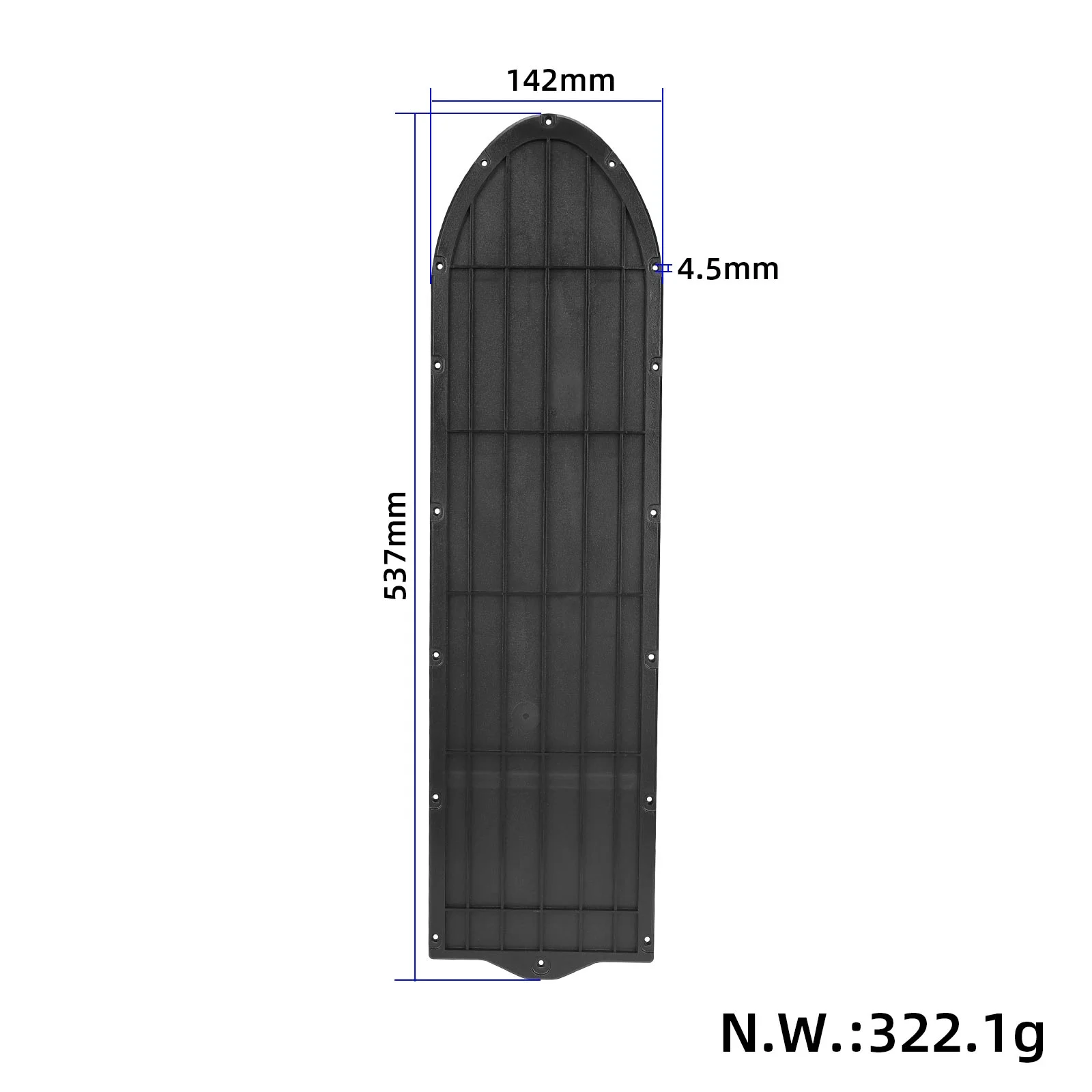 Capac de plastic pentru compartimentul bateriei, pentru Ninebot MAX G2, Ninebot MAX G65