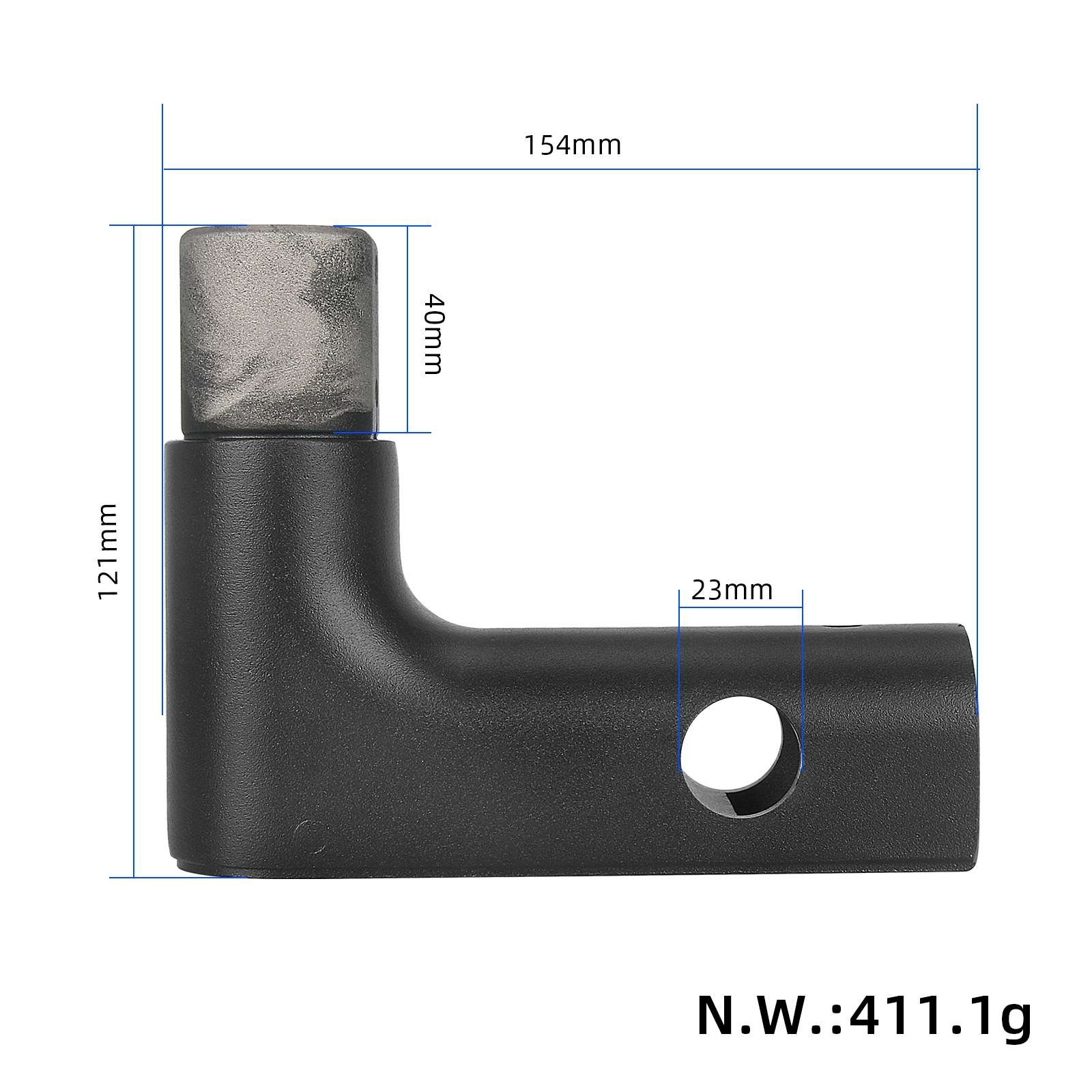 Suport pentru panou frontal, din aliaj de aluminiu, negru, pentru Xiaomi 4 Pro