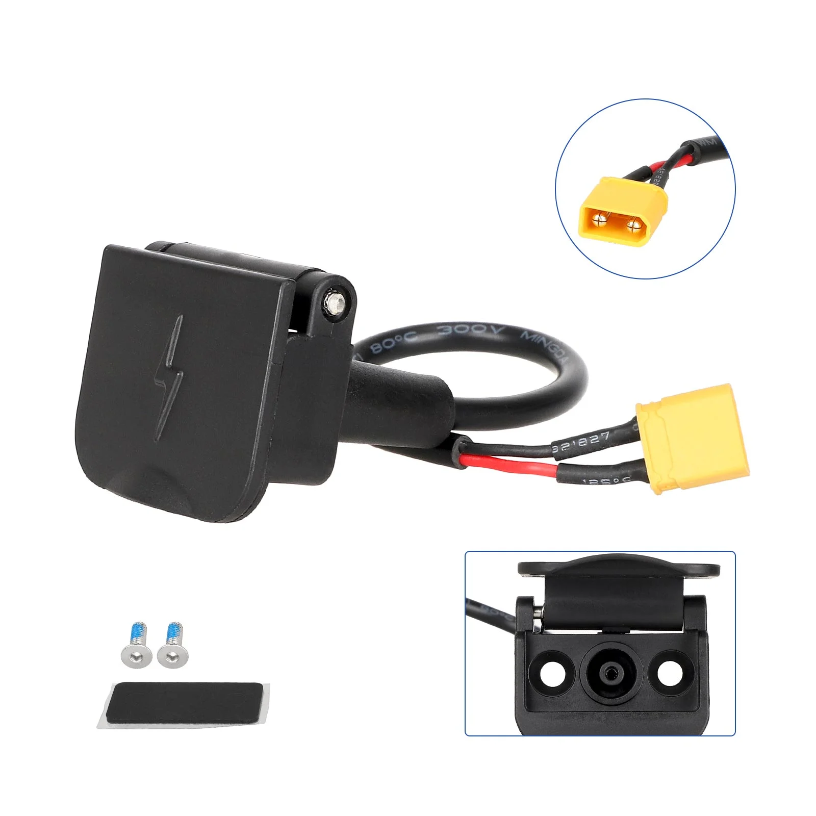 Port de încărcare original pentru Kukirin G2 Max, dintr-o bucată