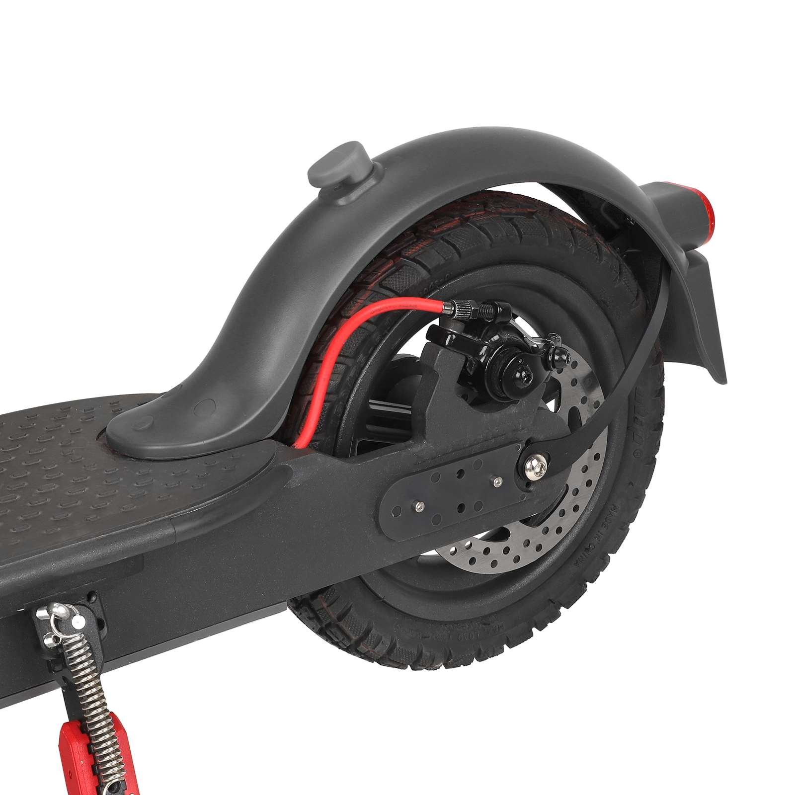 Set aripă spate gri cu stop, suport metalic și cârlig, pentru Xiaomi M365 Pro, Pro2, 1S