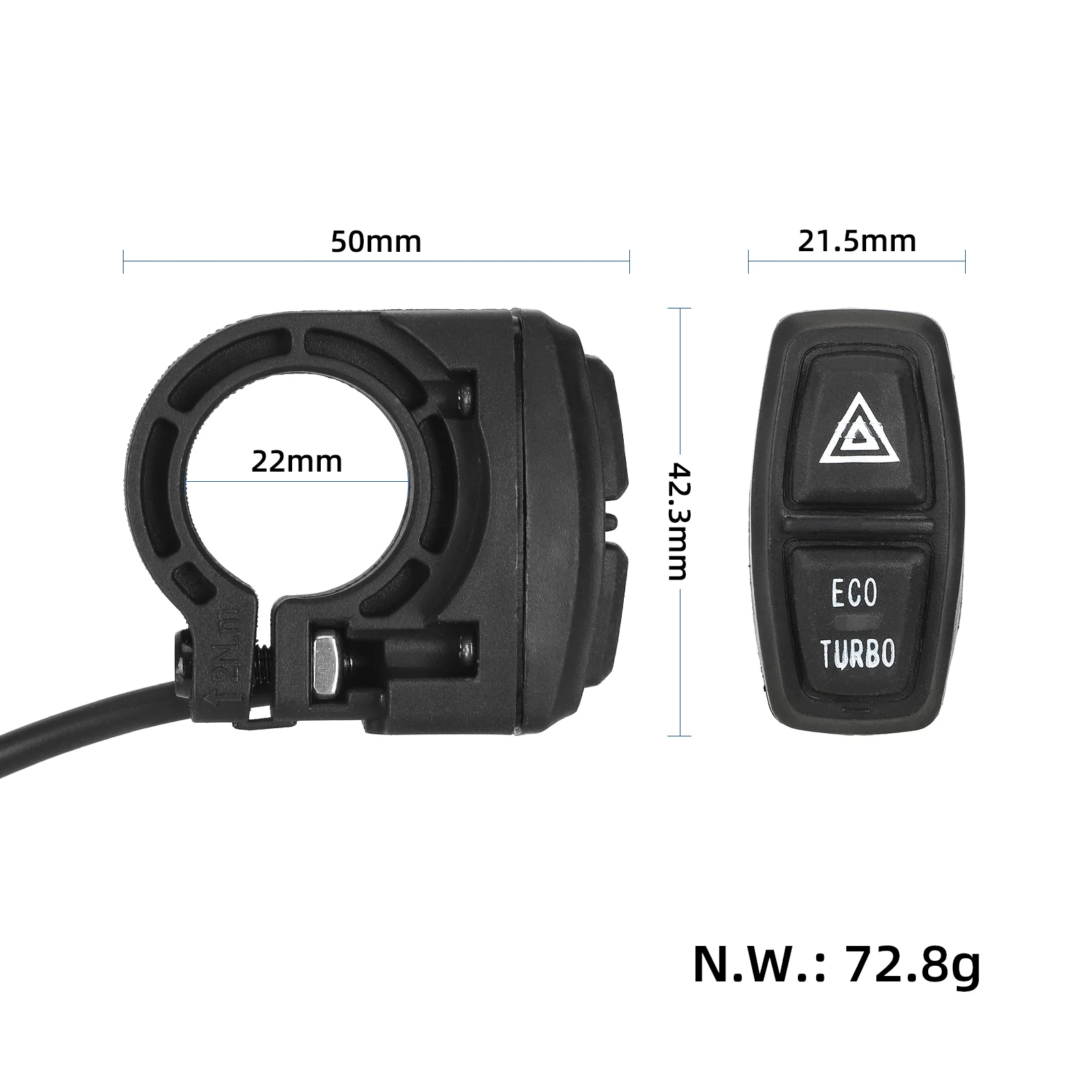 Comutator multifuncțional 2 în 1 pentru ghidon, pentru DUALTRON SPIDER, ULTRA II UPGRADE