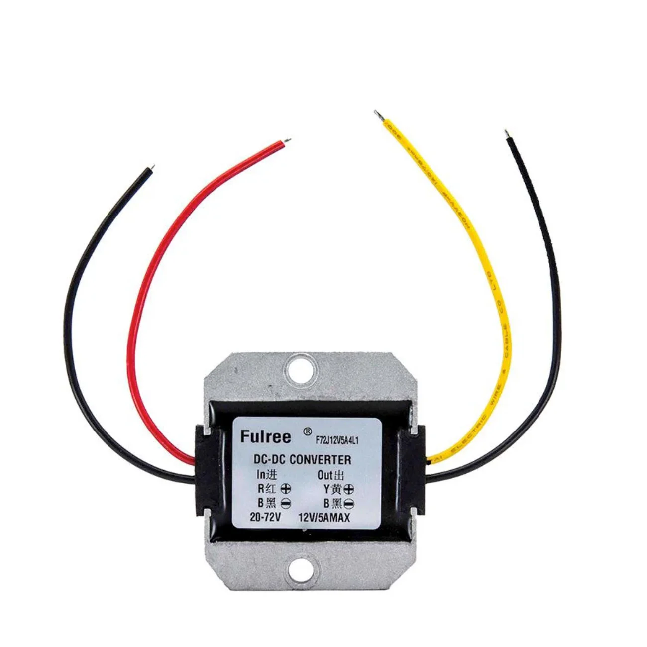 Convertor de tensiune DC 20-72V la 12V 5A 4L, cu USB