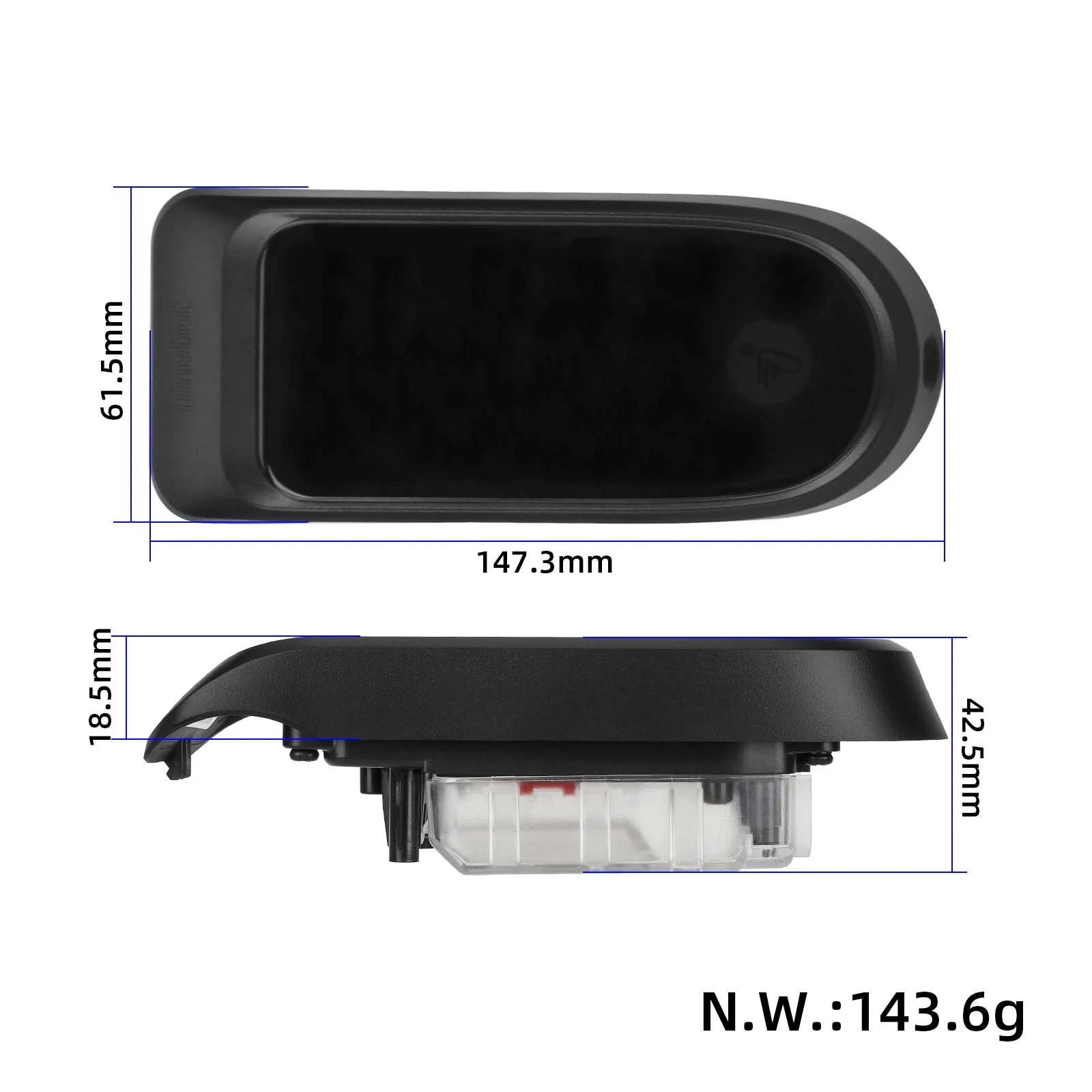 Bord pentru Ninebot Max G3, ansamblu afișaj LCD