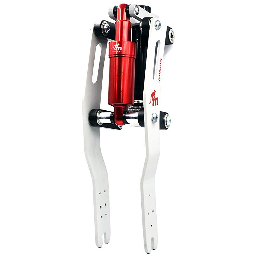Amortizor față White Red V4, pentru Xiaomi M365/Pro/Pro2/1S, Monorim