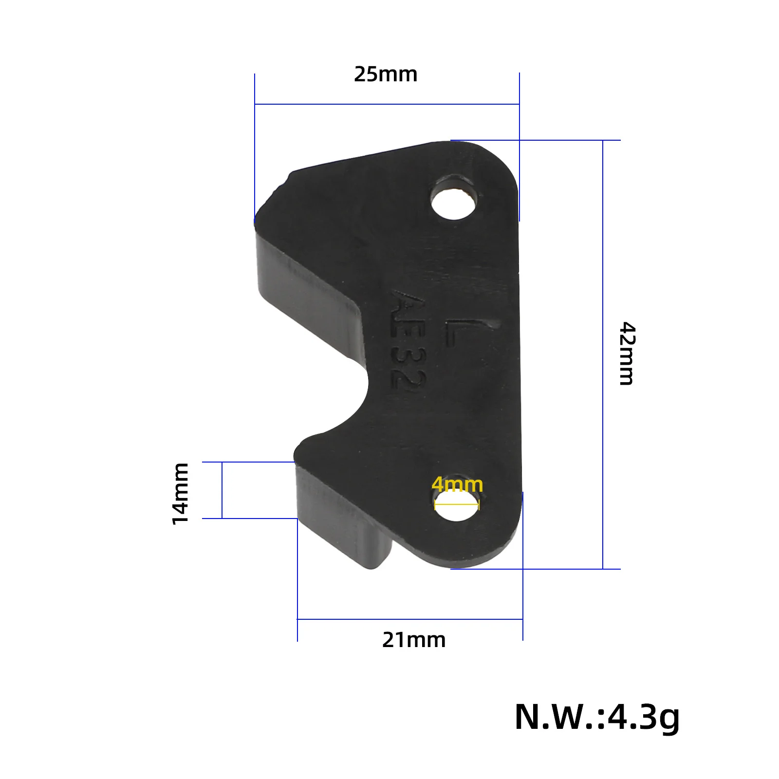 Tampon de suspensie stânga original, pentru F3, Segway Ninebot