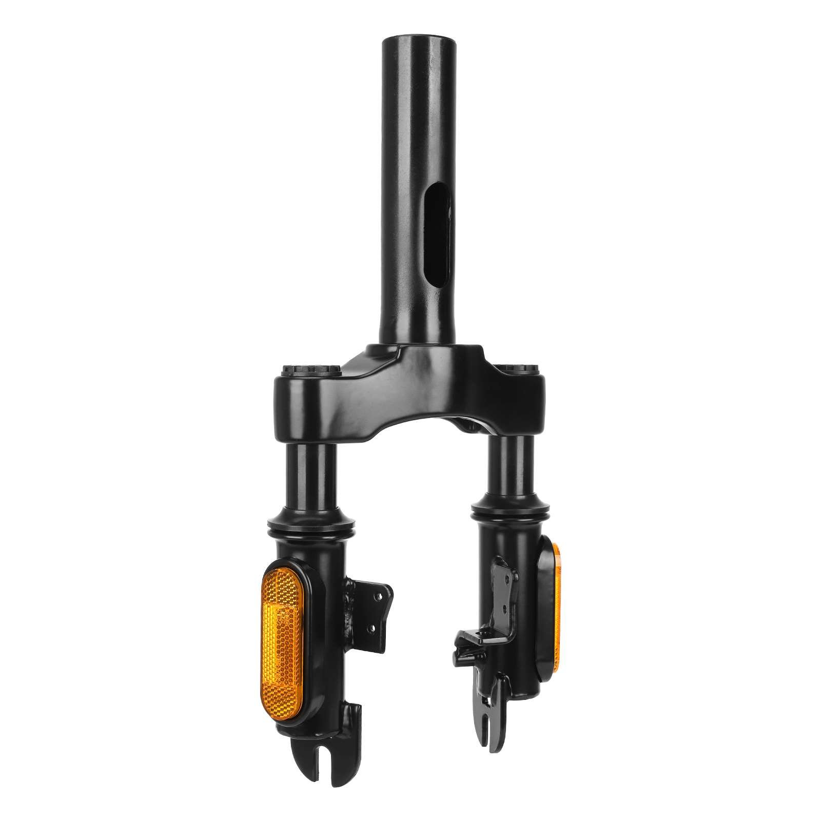 Furcă față cu suspensie și reflectorizante galbene, model U03