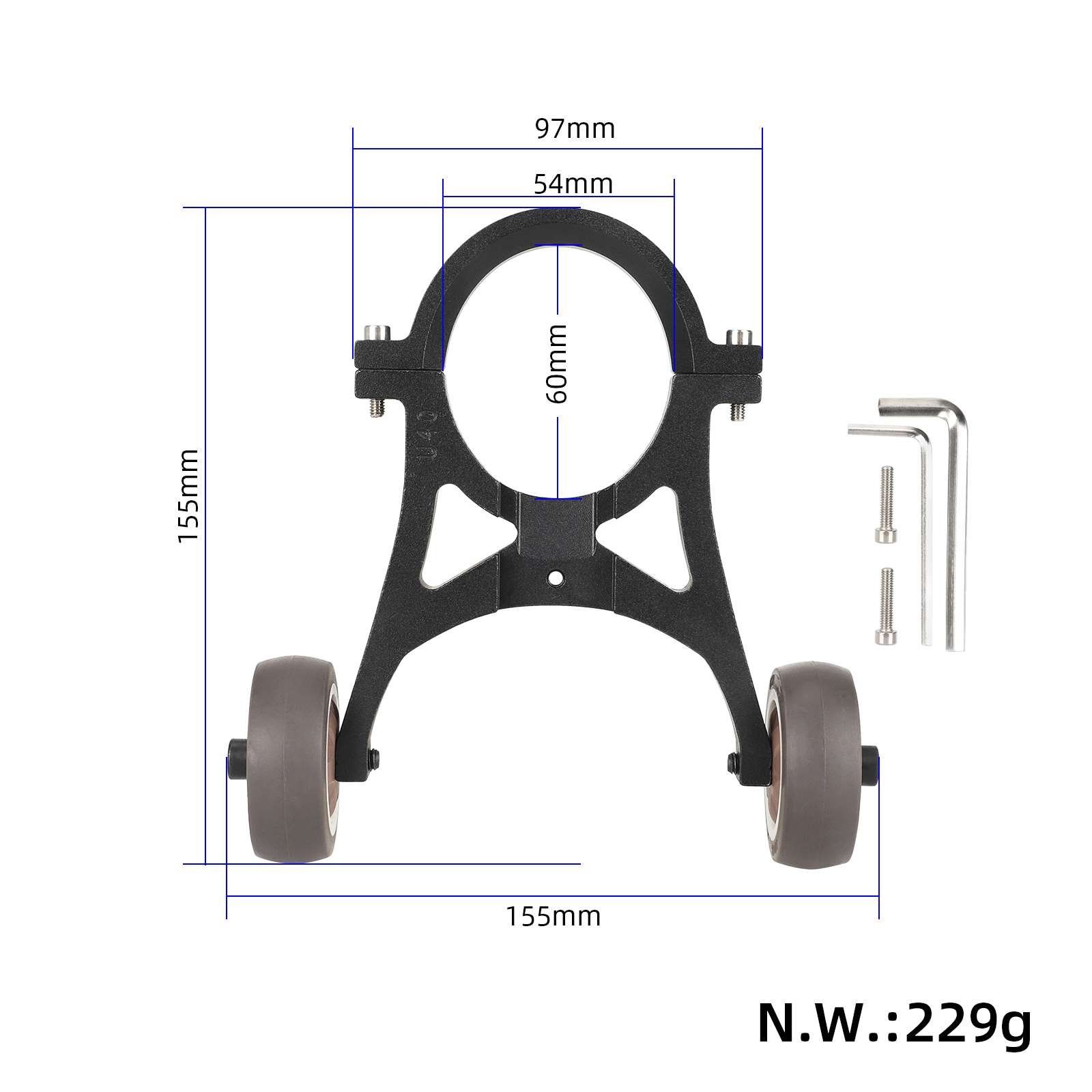 Roată auxiliară pliabilă pentru Segway F20, F25, F30