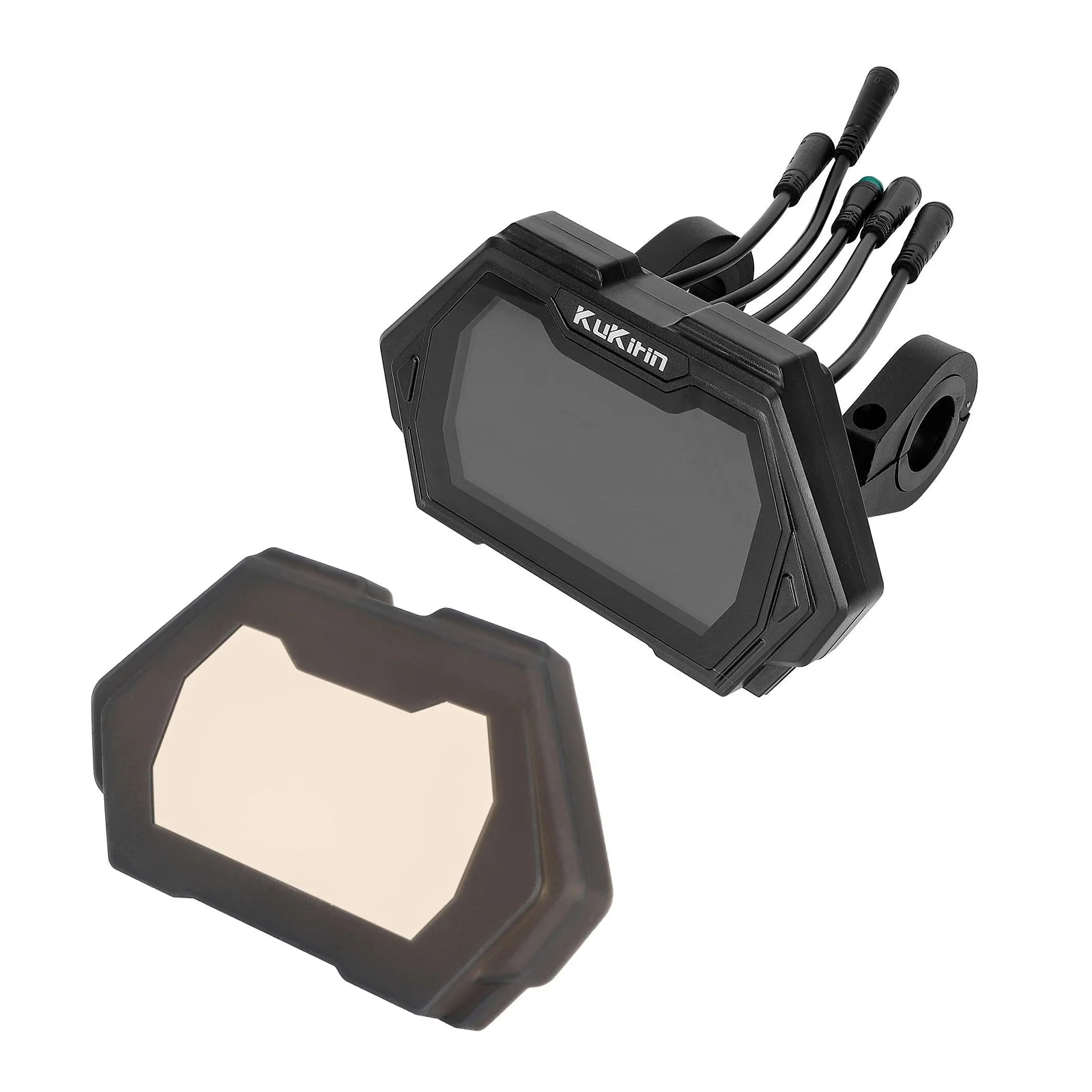 Afișaj TFM13-FEIMI-4 cu husă din silicon neagră impermeabilă, pentru Kukirin G2 Pro