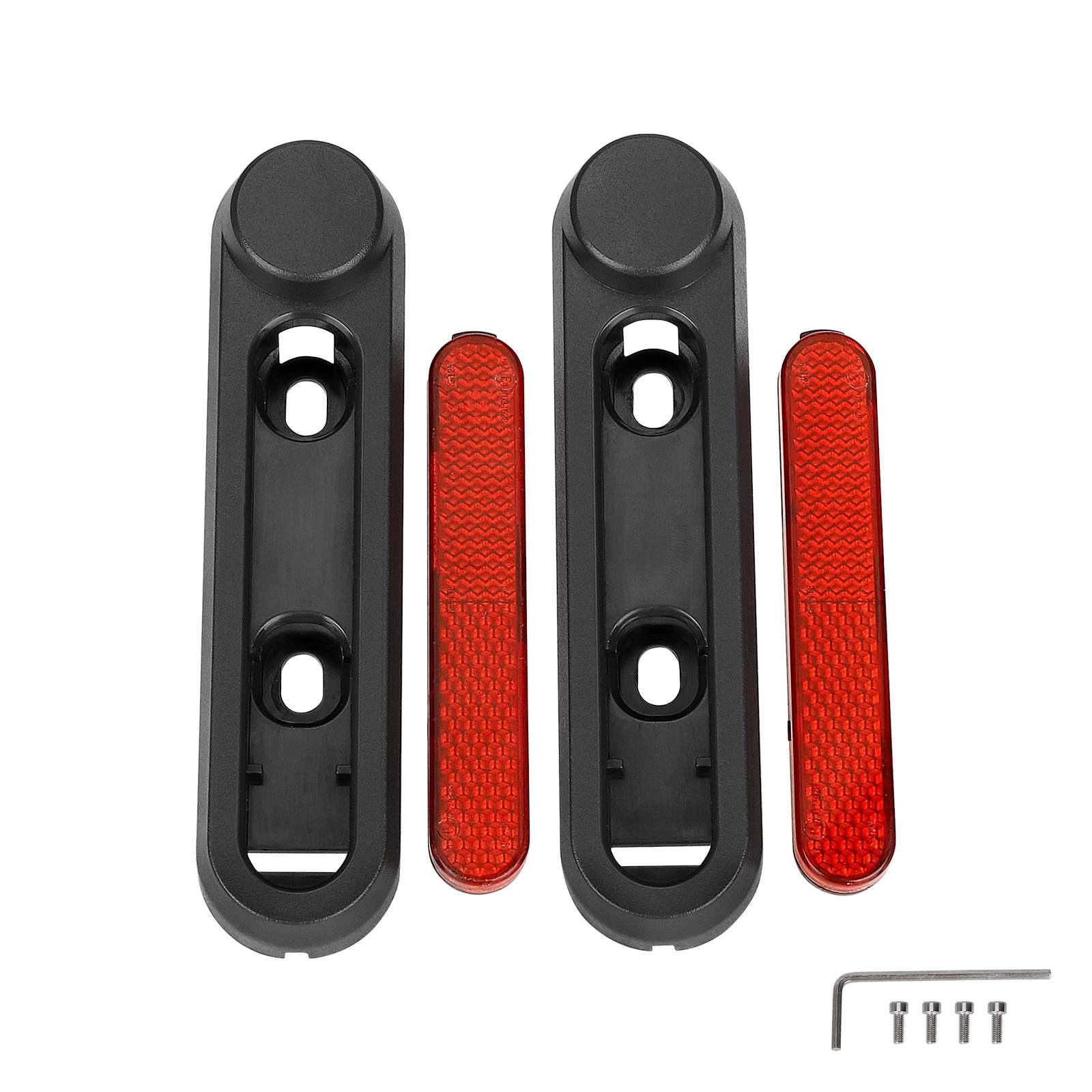 Benzi reflectorizante roșii și carcase decorative pentru Segway Ninebot F2, F2 Plus, F2