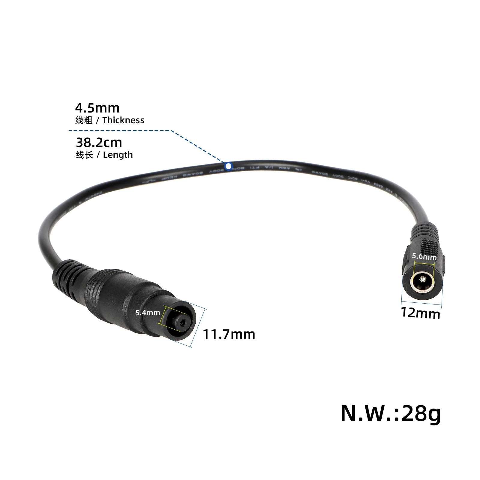 Adaptor de încărcare DC 2.1 la Xiaomi O, pentru Xiaomi 4 Pro Plus, 4 Pro Max, 5 Max