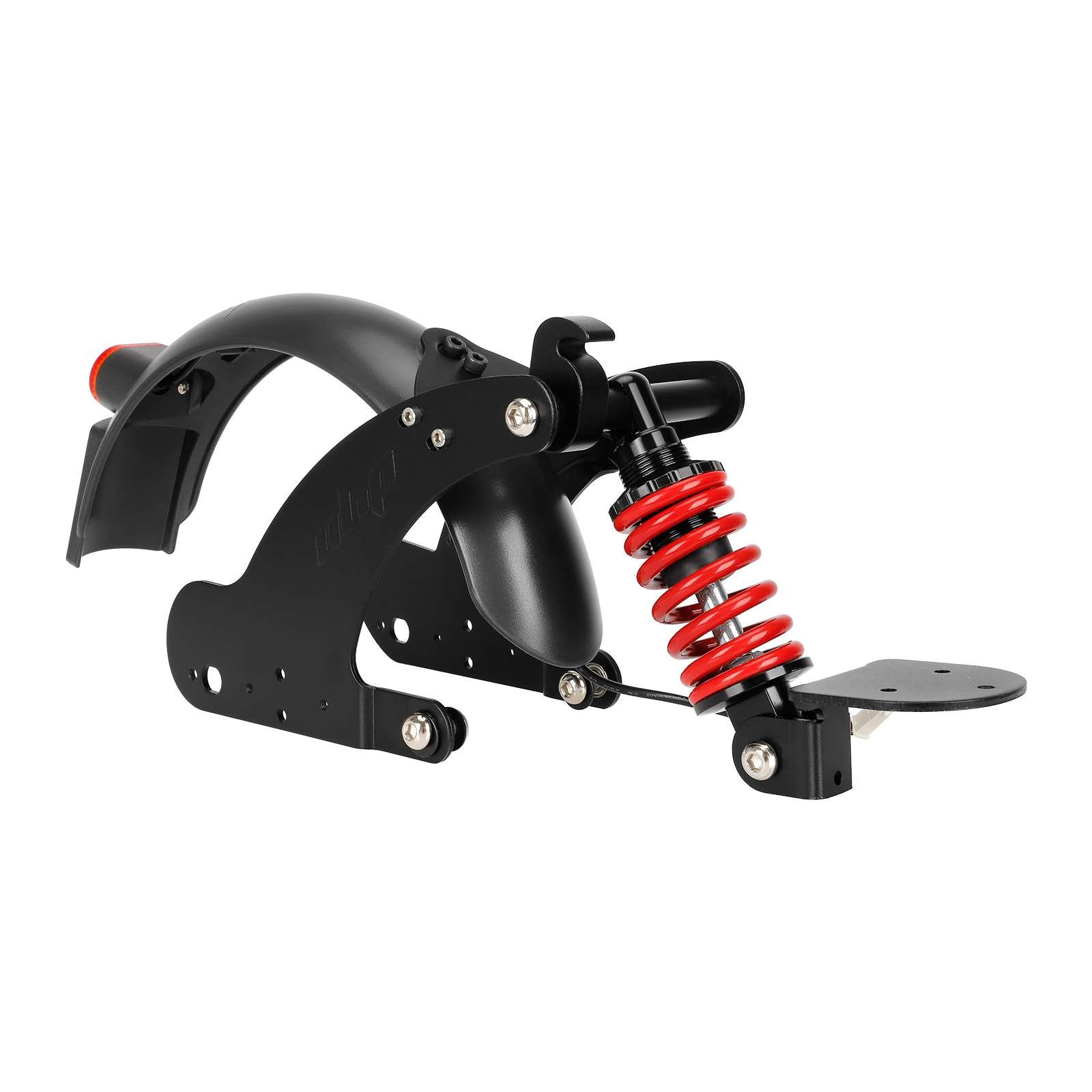 Suspensie spate neagră-roșie, pentru Xiaomi Electric Scooter 4 Pro