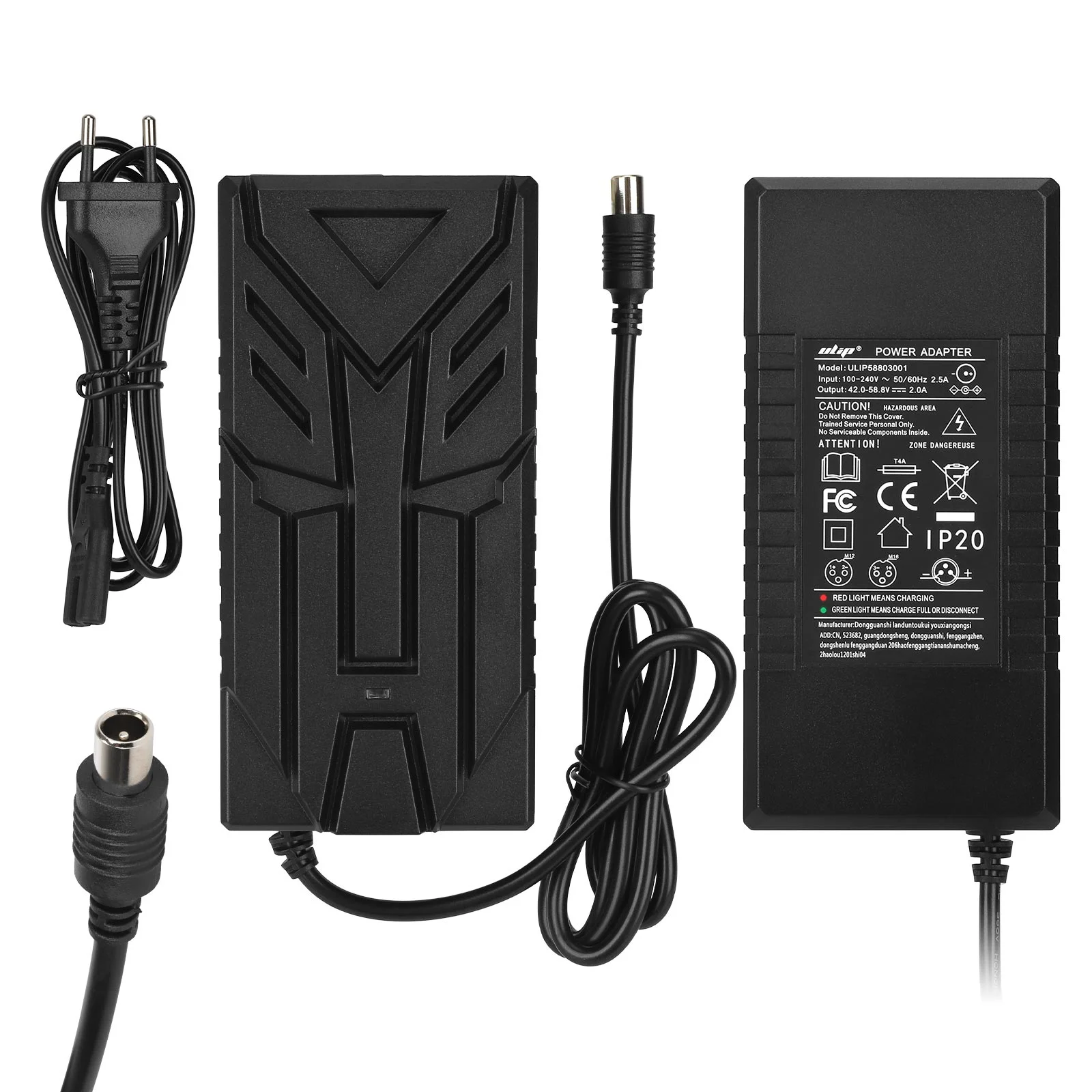 Încărcător 58.8V 2A pentru Xiaomi, standard UE, cu ventilator, Ulip