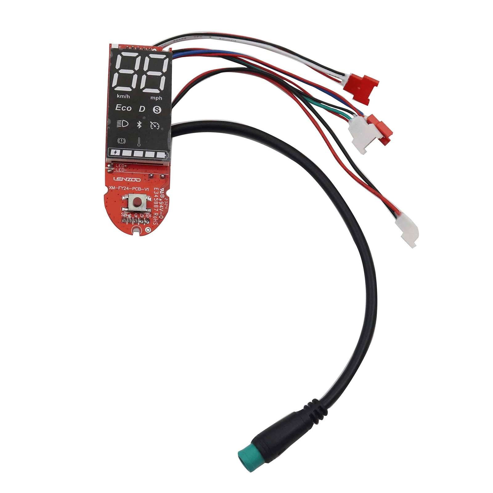 Placă de circuit roșie cu 5 ștechere, pentru trotinete Xiaomi clonă
