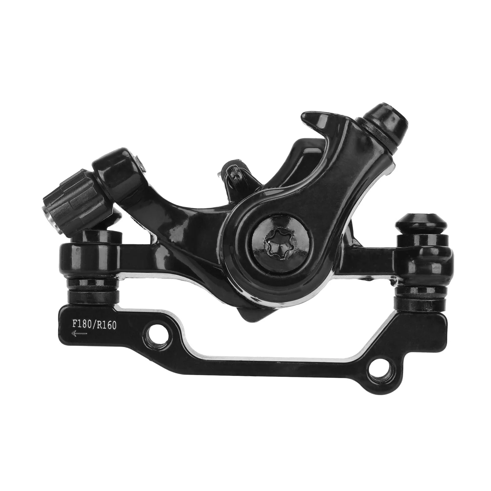 Etrier de frână negru F180/R160mm pentru Kukirin C1 Pro