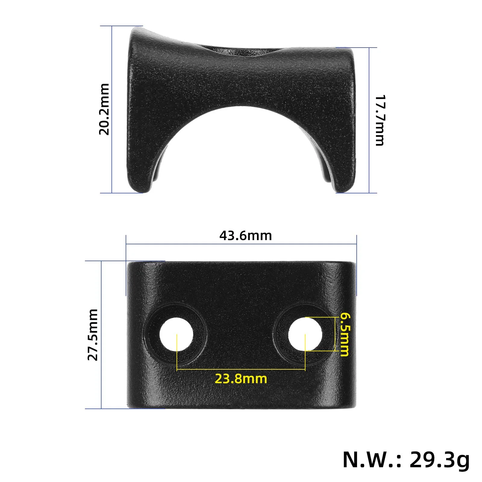 Suport de ghidon din aliaj de aluminiu, pentru Xiaomi 6