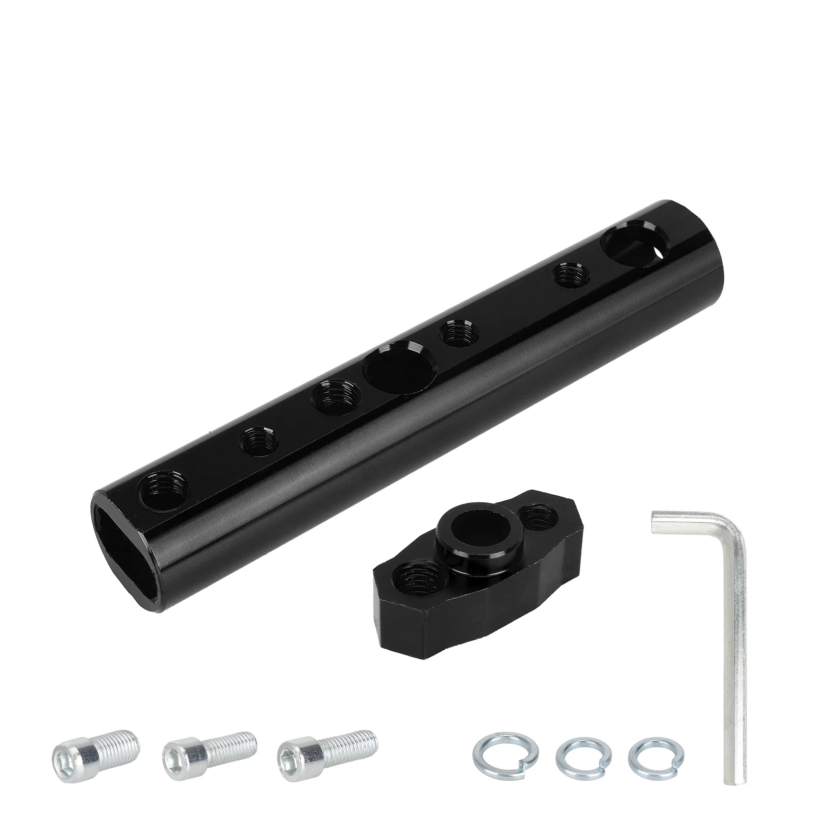 Tub prelungitor multifuncțional negru din aliaj de aluminiu