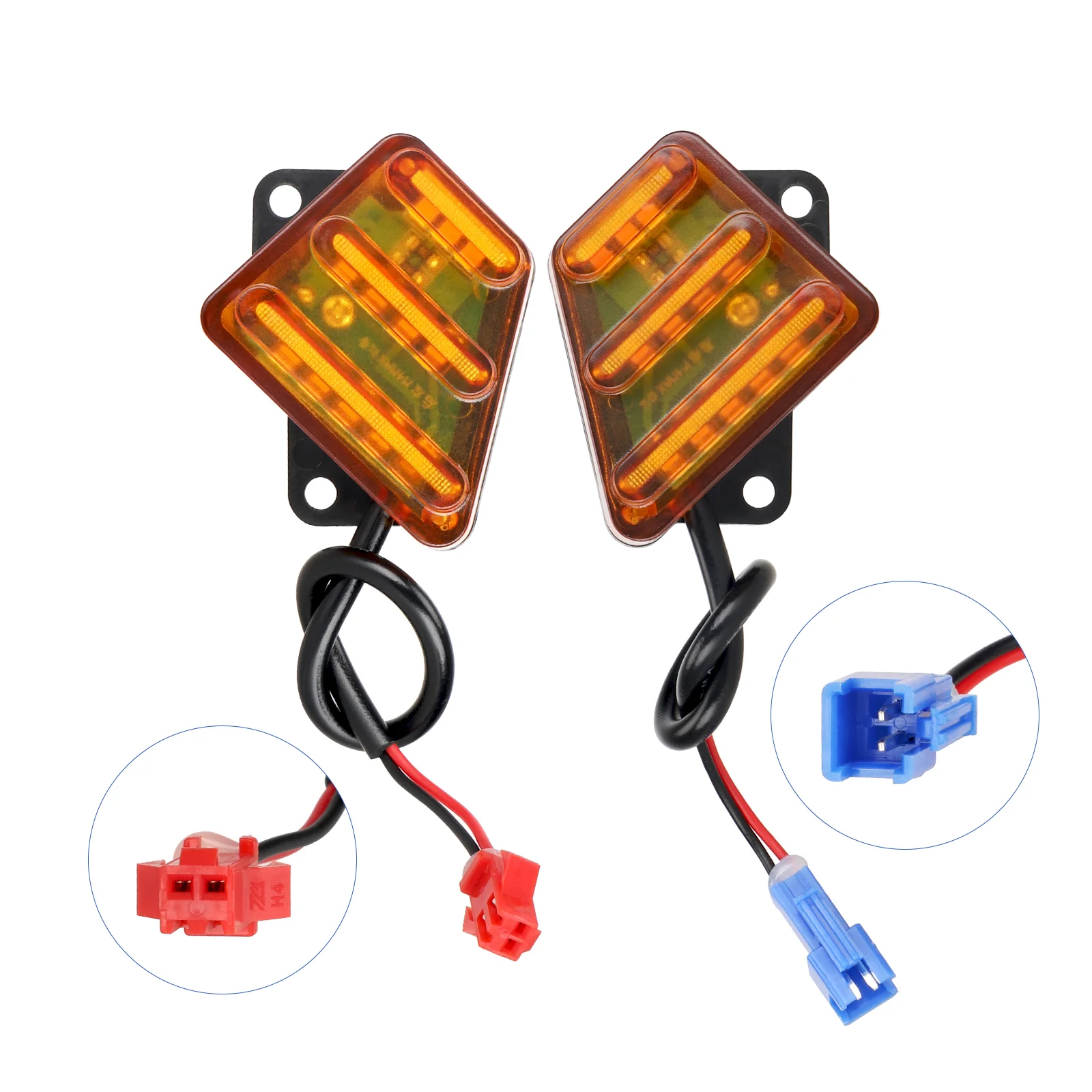 Ansamblu lumini laterale stânga și dreapta cu LED, pentru Kukirin M4 Max