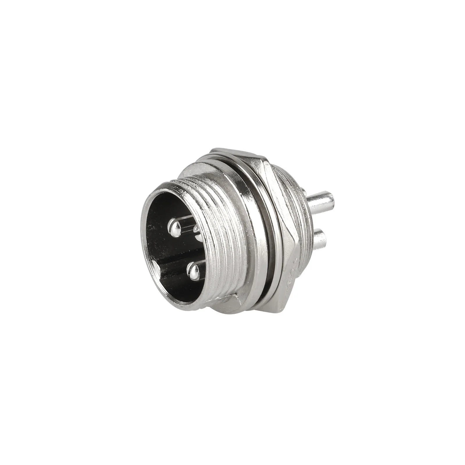Ștecher aviație GX16, 3 pini, tată, impermeabil
