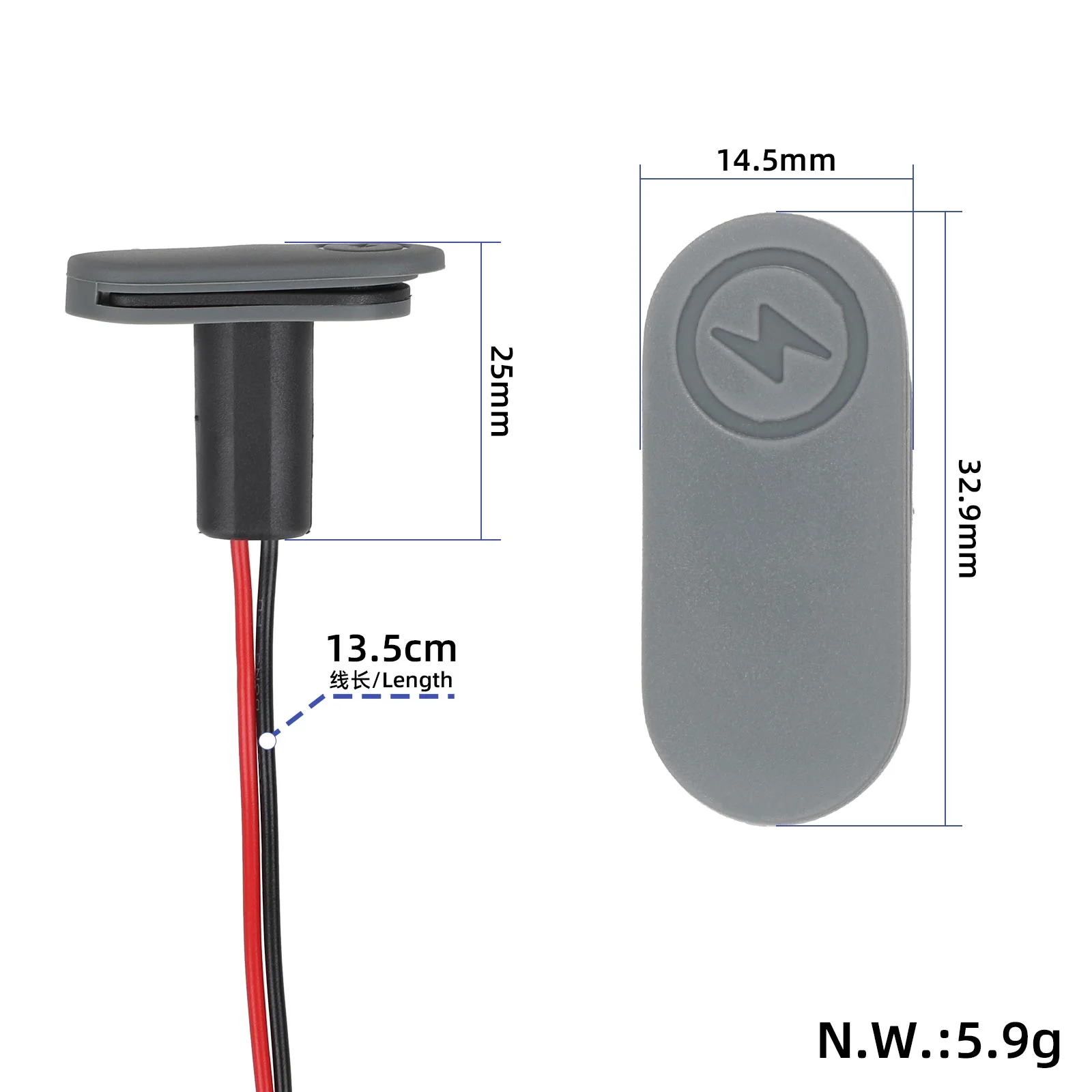 Port de încărcare cu husă din silicon, pentru Xiaomi 6