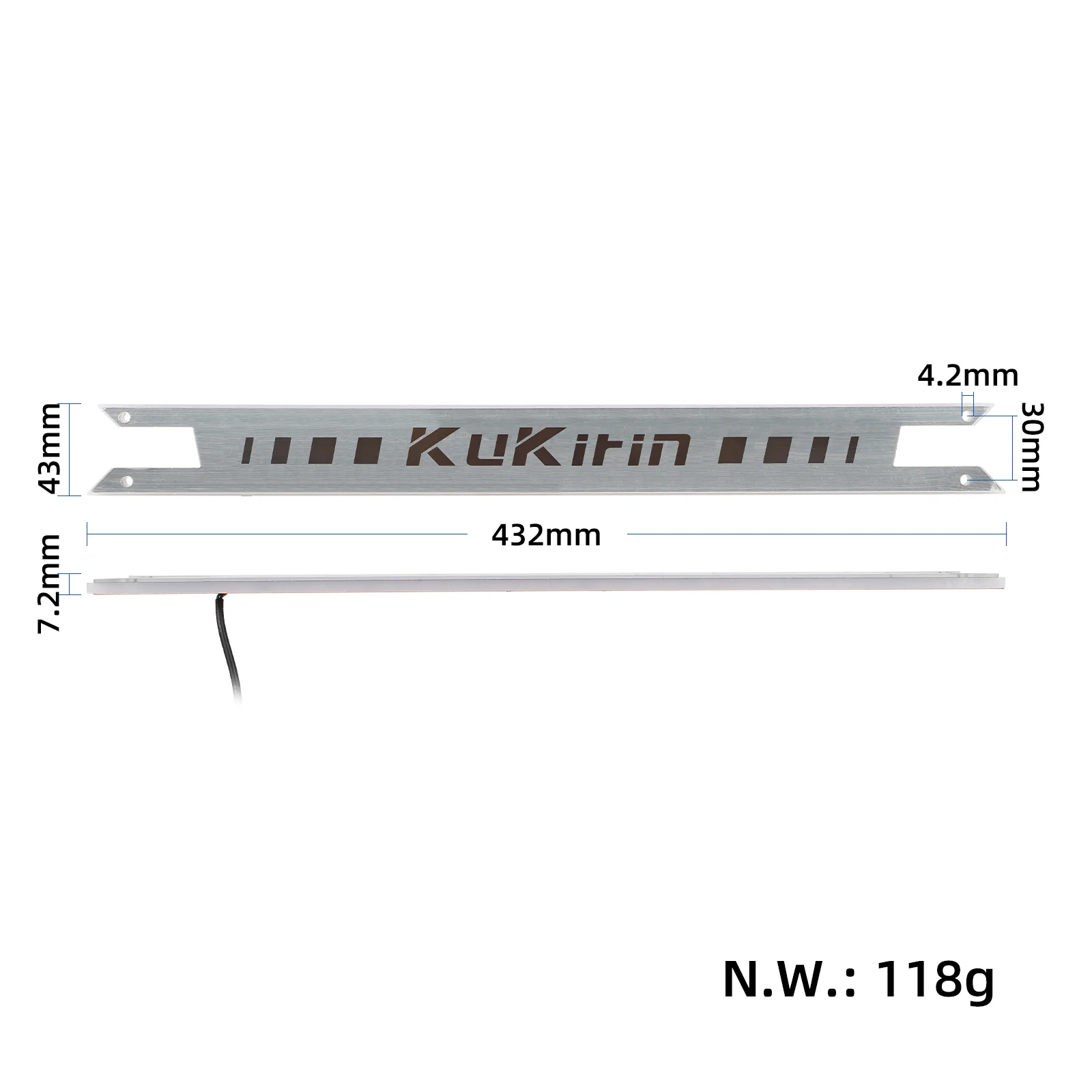 Lumină laterală stânga pentru panoul inferior, pentru KuKirin G4 Max