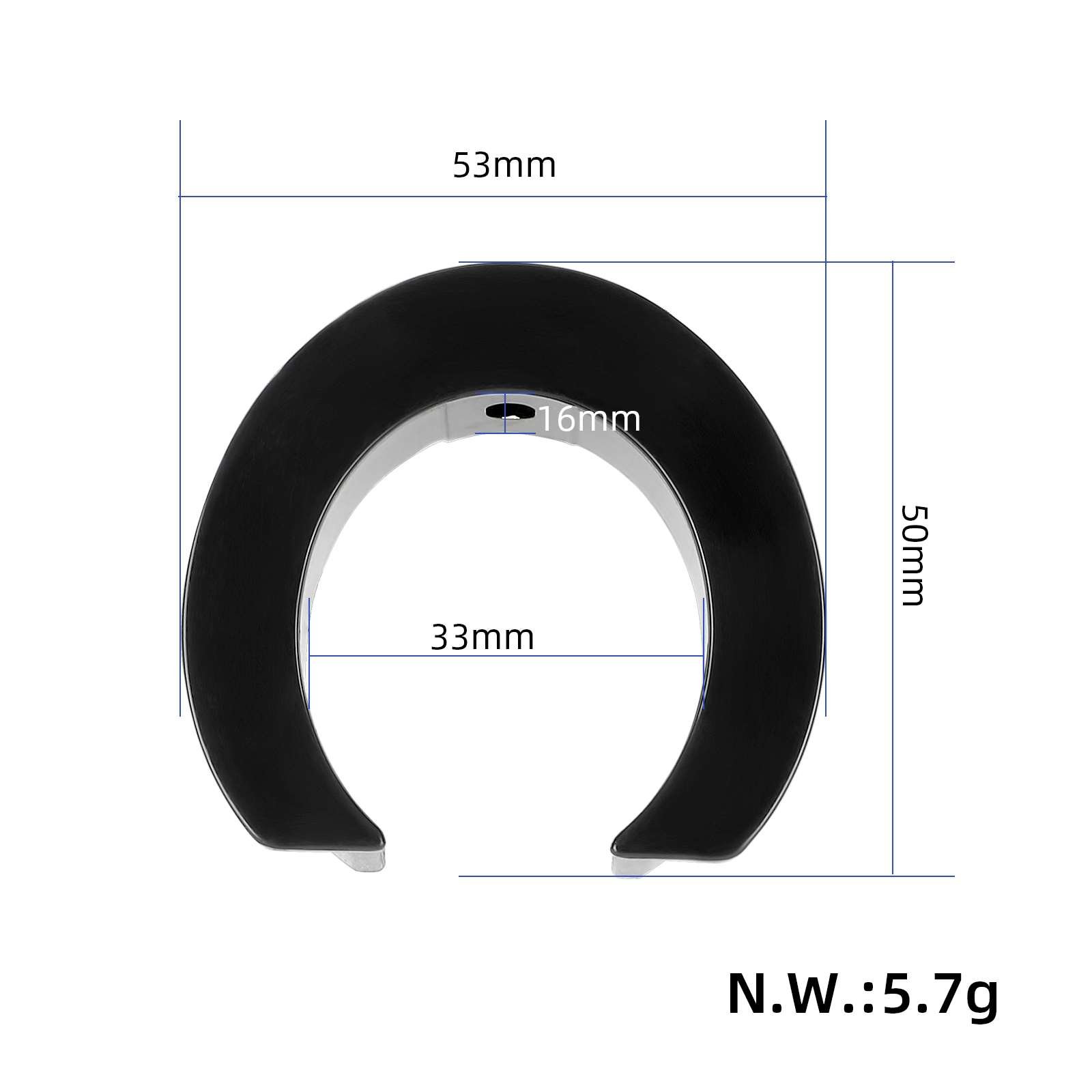 Cârlig de pliere, bază pentru inel, pentru Ninebot F20, F25, F30