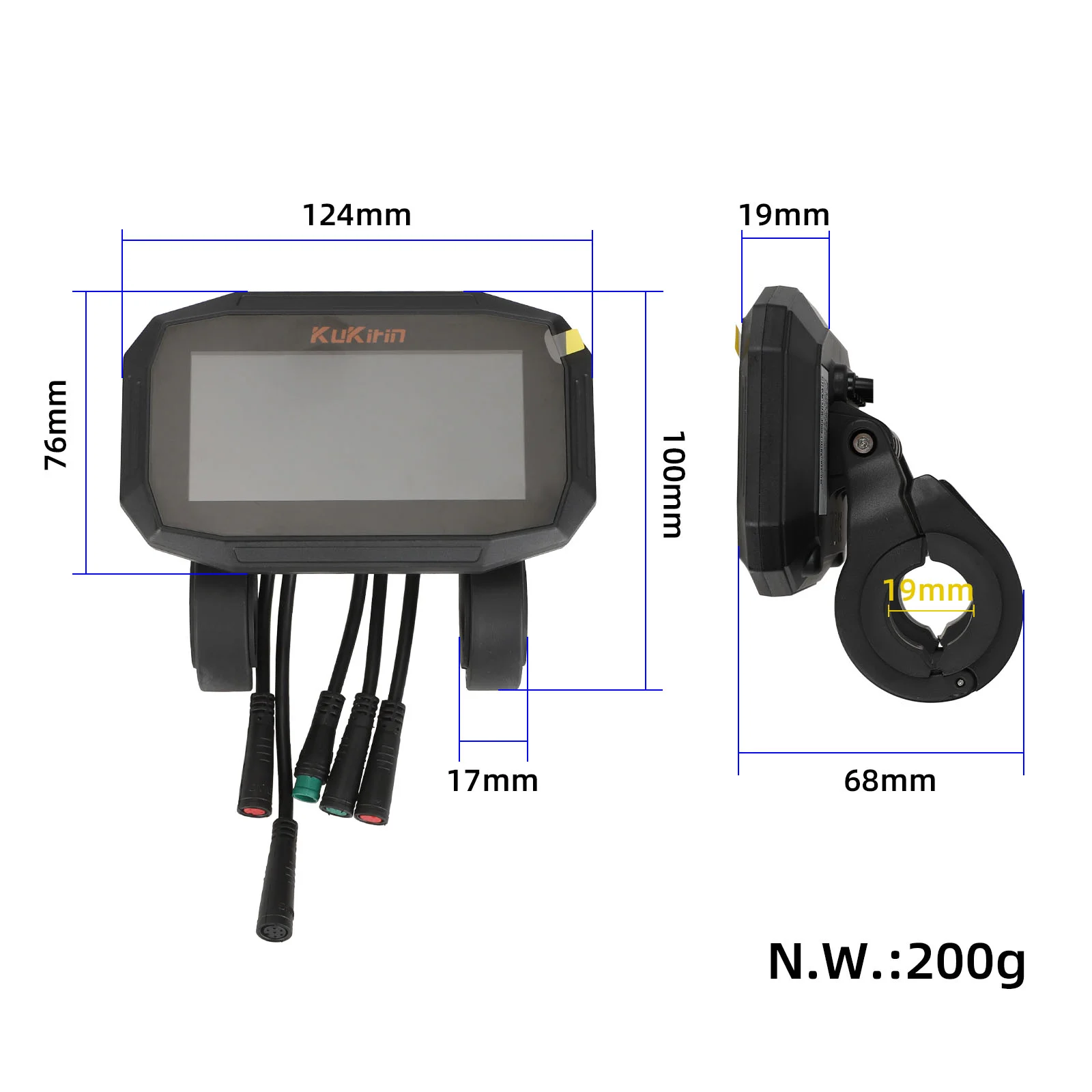 Afișaj color original pentru Kukirin G2 Pro, model 2025