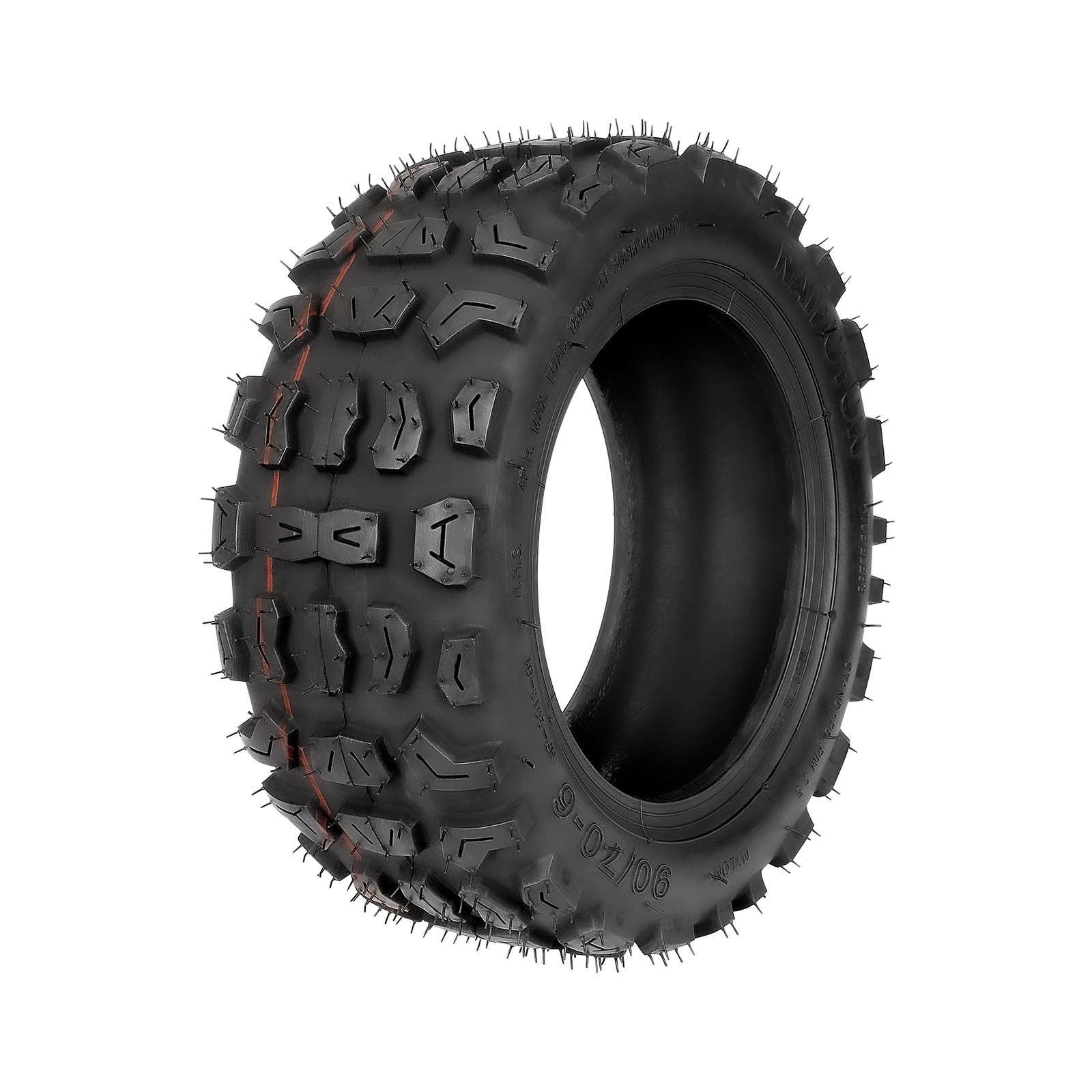 Anvelopă tubeless 90/70-6 din cauciuc, 10 inch, Naiputun