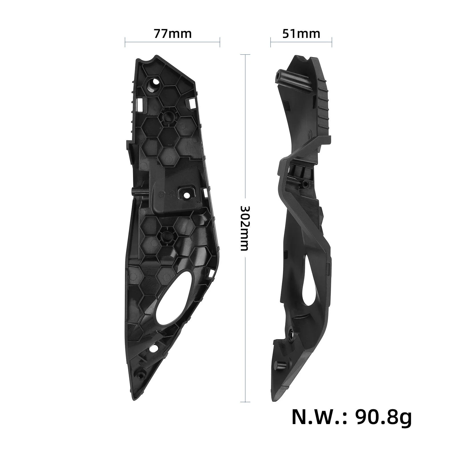 Carcasă decorativă interioară față dreapta pentru Ninebot ZT3 Pro