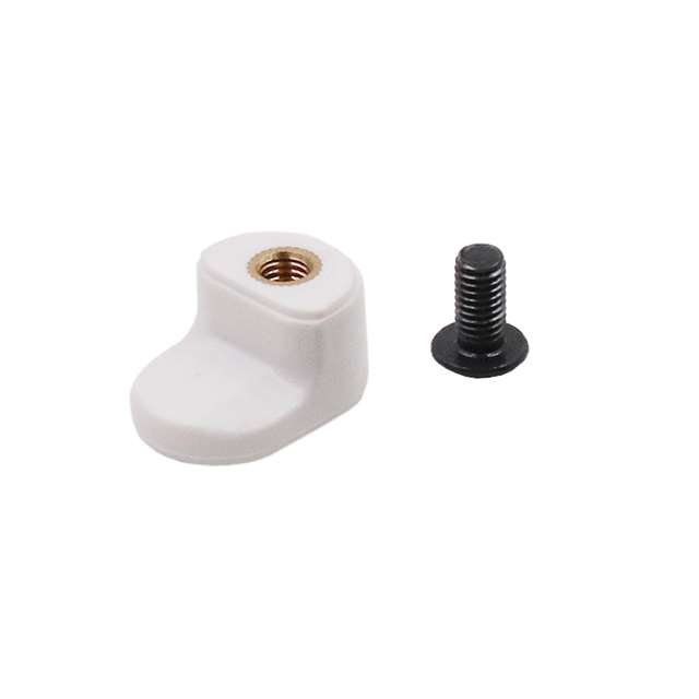 Cârlig pentru aripă spate din silicon, alb, cu șuruburi, pentru XiaoMi M365 Pro 1S