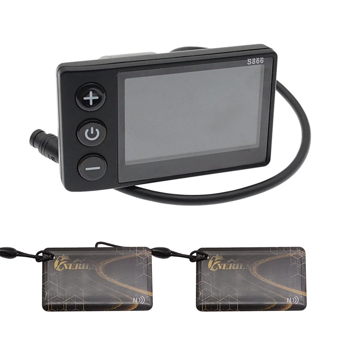 Afișaj LCD cu ecran color S866, senzor NFC și cap impermeabil cu șase fire