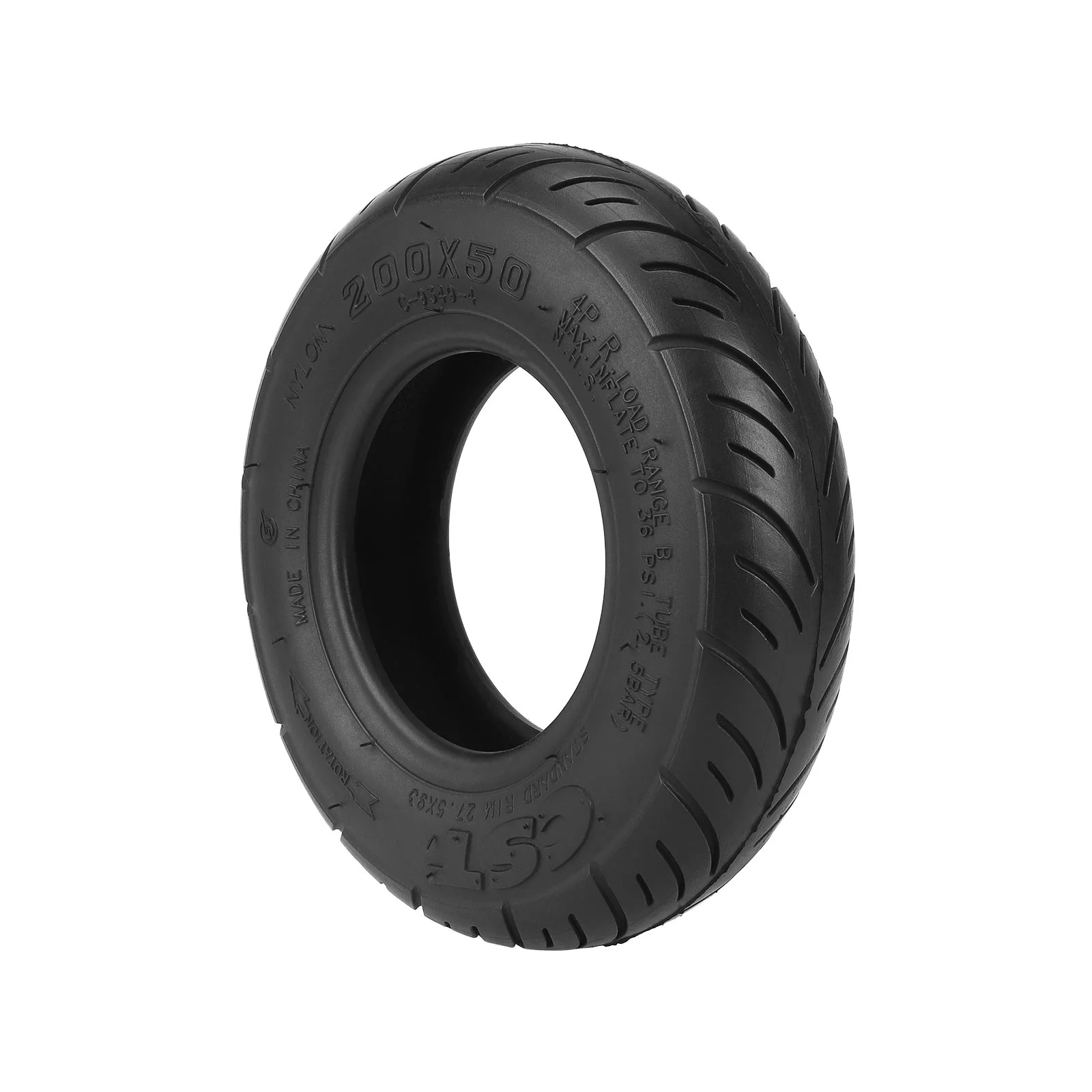 Anvelopă exterioară 200*50, gonflabilă, cu model antiderapant, pentru roată spate, CST
