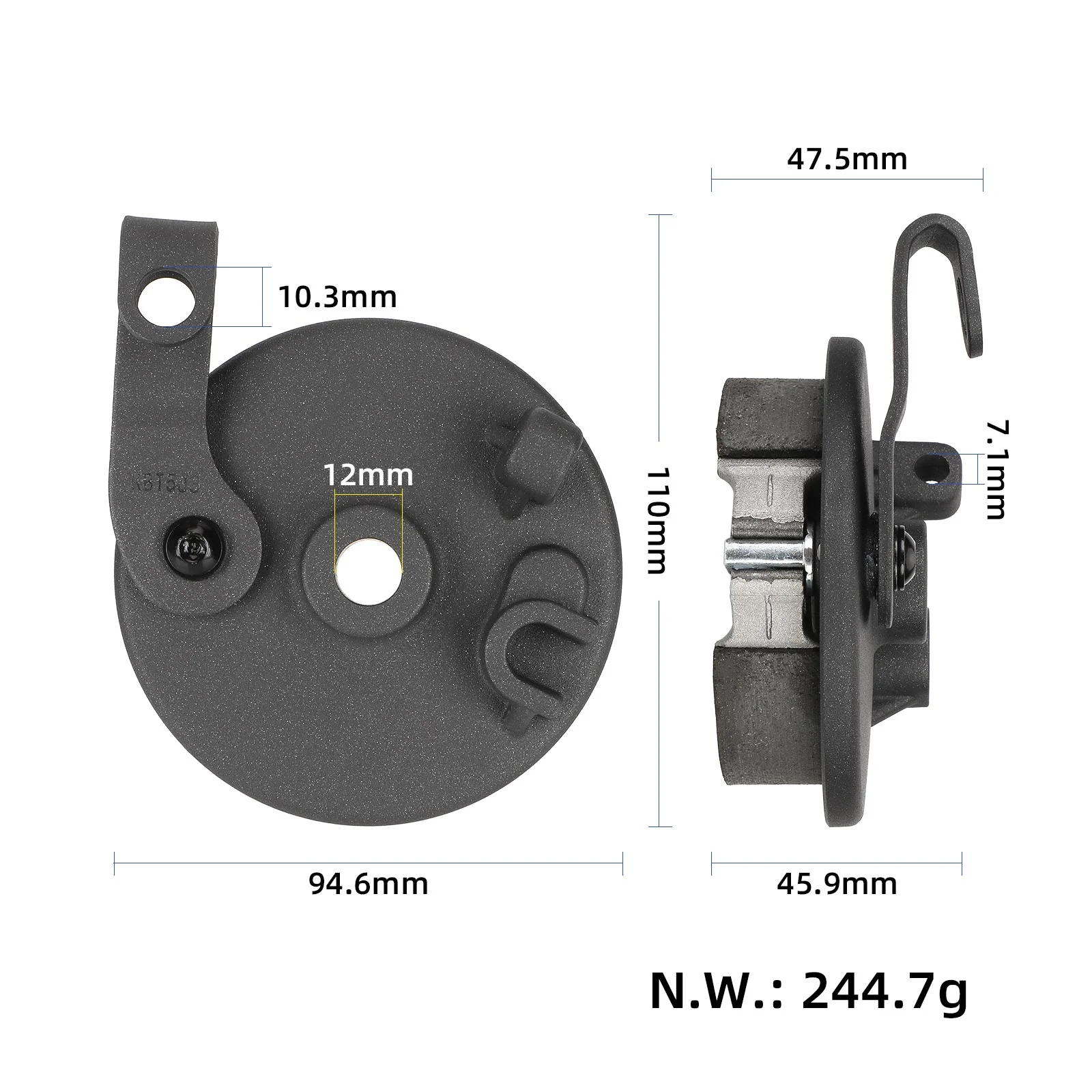 Husă pentru frână cu tambur, metalică, pentru Xiaomi 6