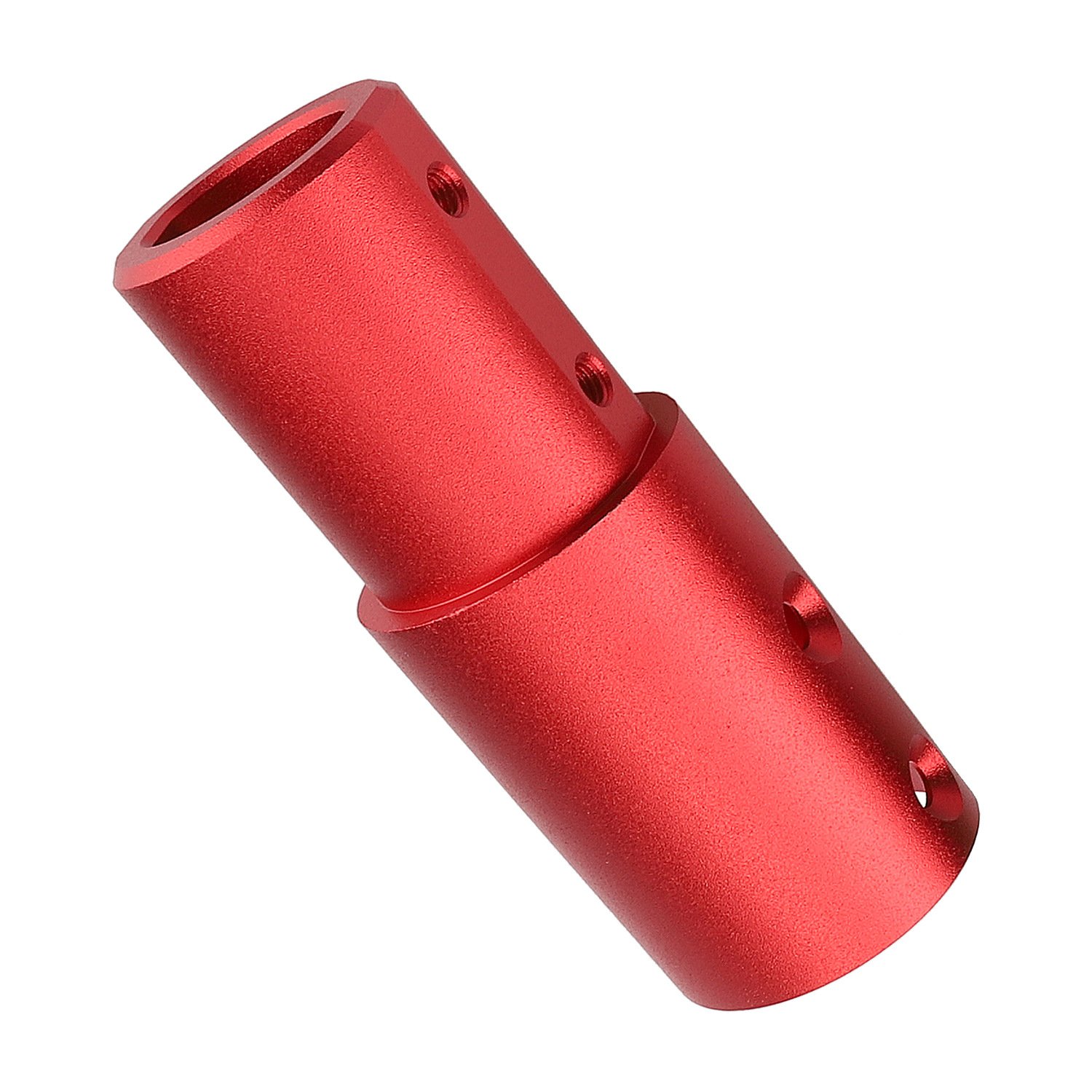 Prelungitor de tijă din aluminiu, roșu, pentru Xiaomi M365, Pro, Pro 2, Ulip