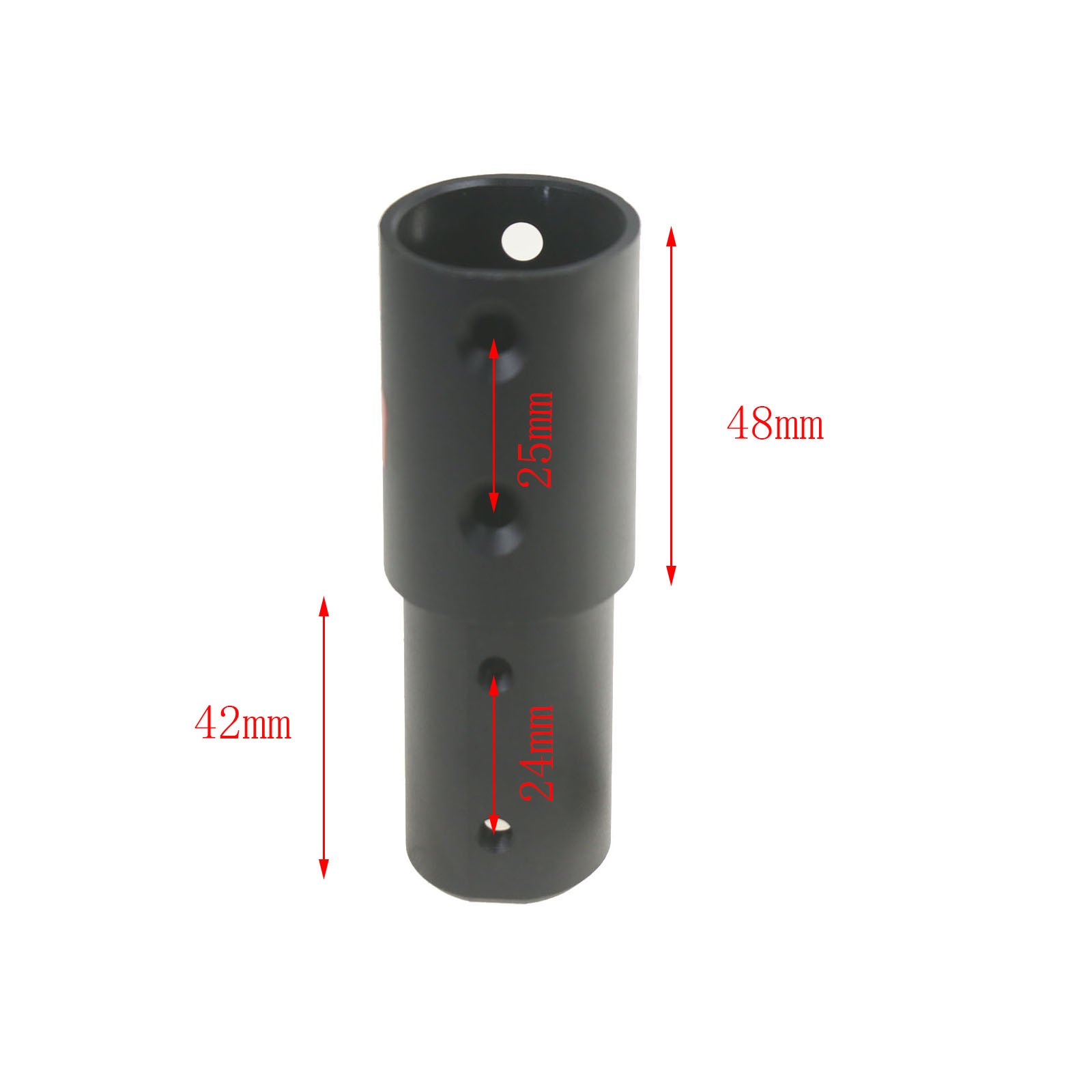 Prelungitor de tijă din aluminiu, gri, pentru Xiaomi M365, Pro, Pro 2, Ulip