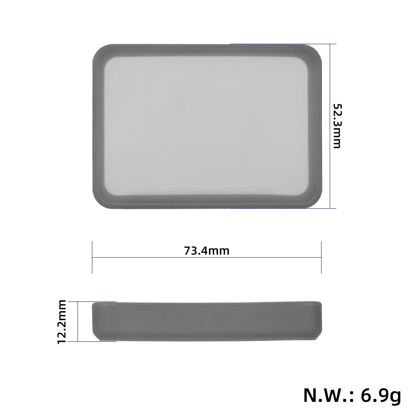 Husă pentru afișaj/bord din silicon, neagră, impermeabilă, pentru Kukirin S1 Max