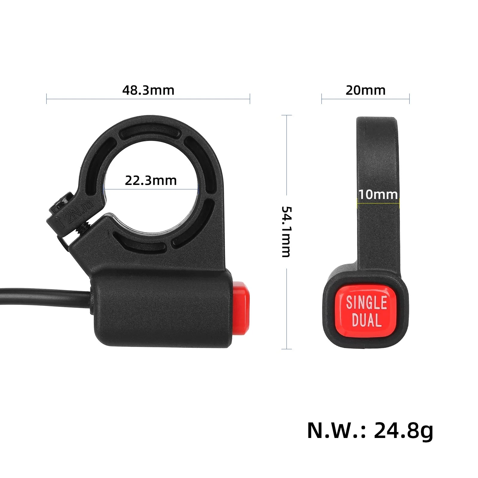 Comutator de acționare simplă/dublă pentru Kukirin G3 Pro