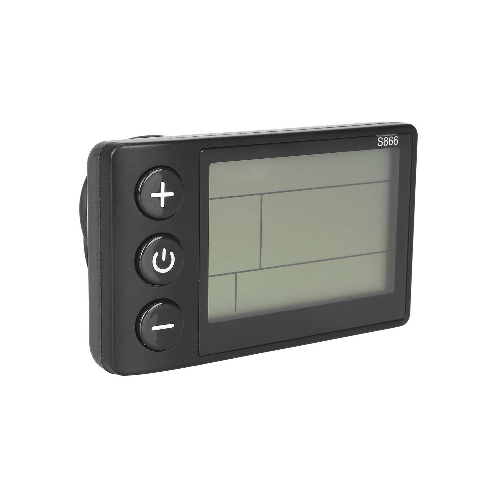 Afișaj LCD inteligent LCD-S866 cu conector impermeabil cu cinci fire, pentru trotinetă electrică